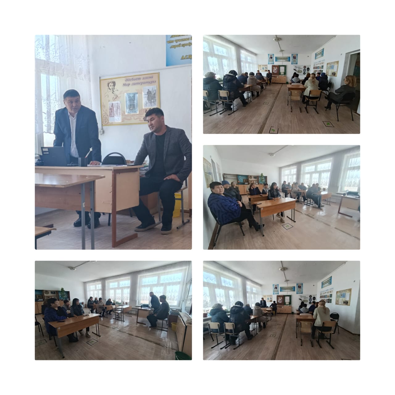 Сұрған ауылында Бұзылық ауылдық округінің әкімі халықпен кездесу өткізді