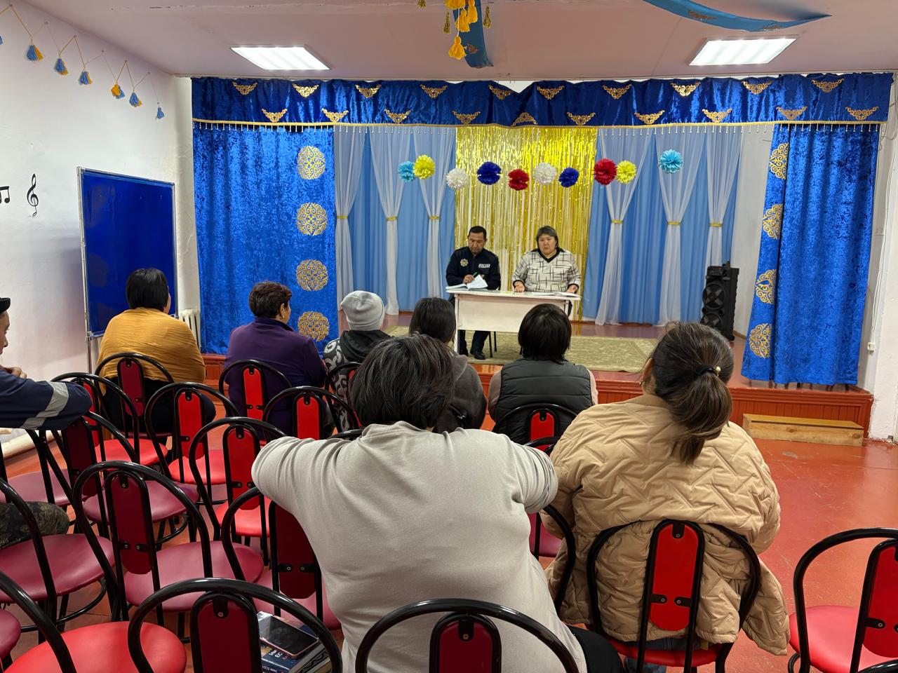 Встреча акима Тагильского сельского округа с жителями села Соналы