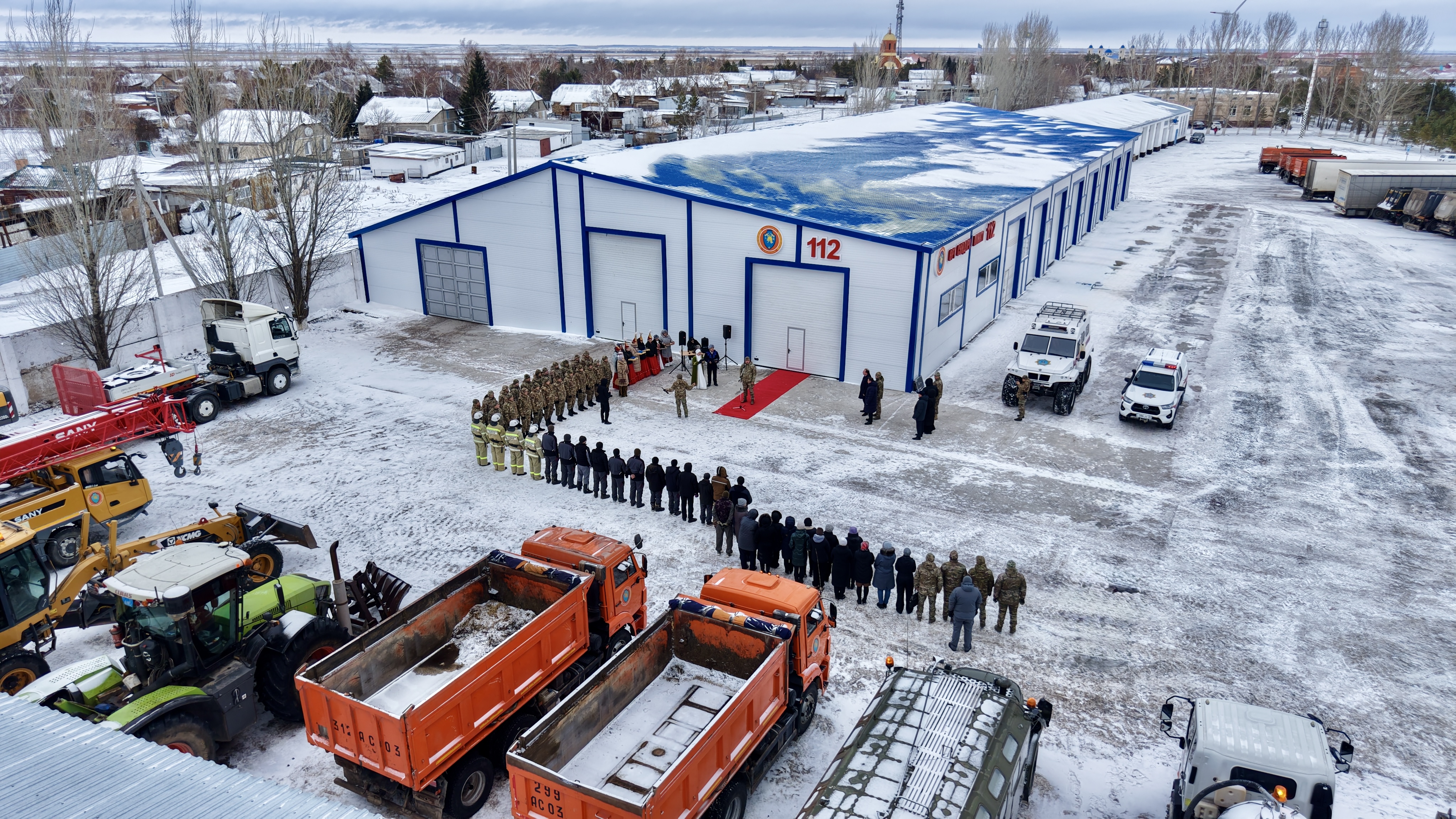 В селе Родина Глава МЧС открыл ДПФ