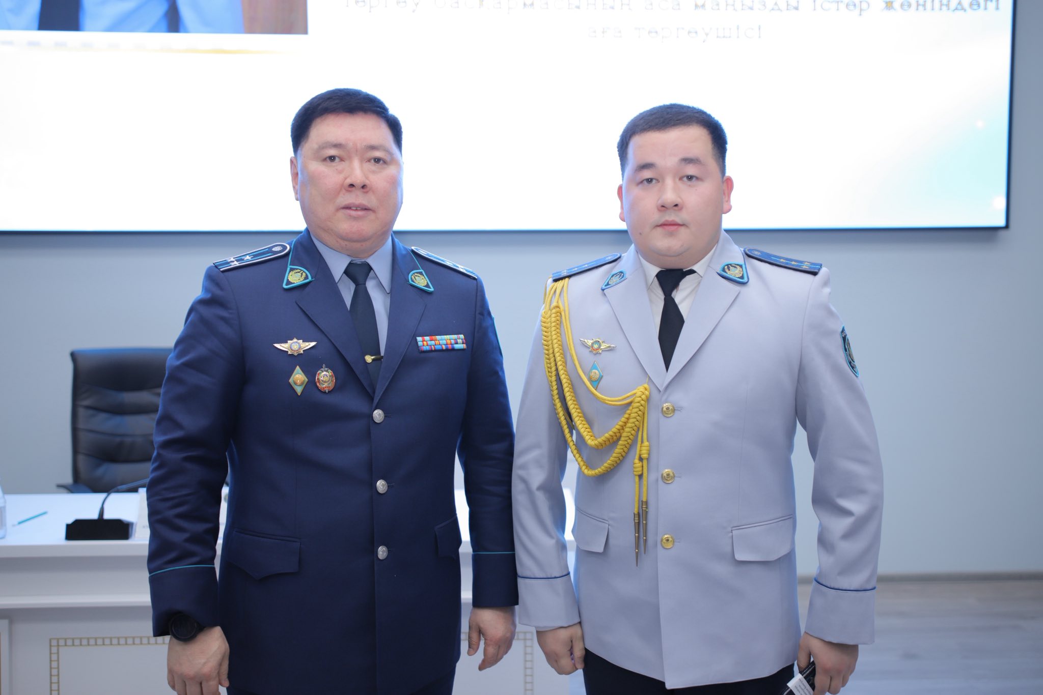 Атырауда аса ауыр қылмысты әшкерелеген полицейлер марапатталды