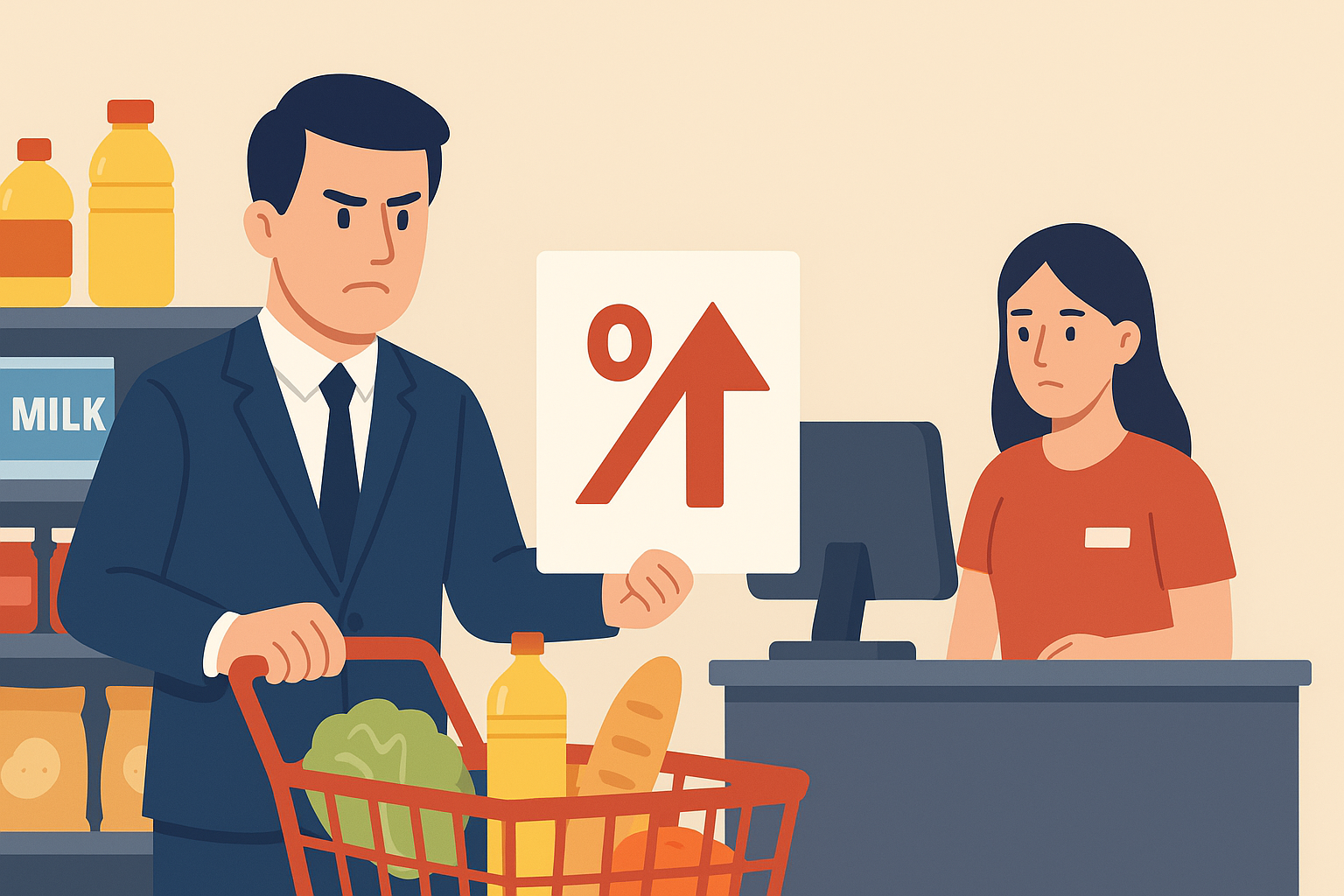 Қарағандыда әлеуметтік тауарға сауда үстемесін негізсіз көтерген 5 сауда желісі мен 32 көтерме жеткізуші жазаланды