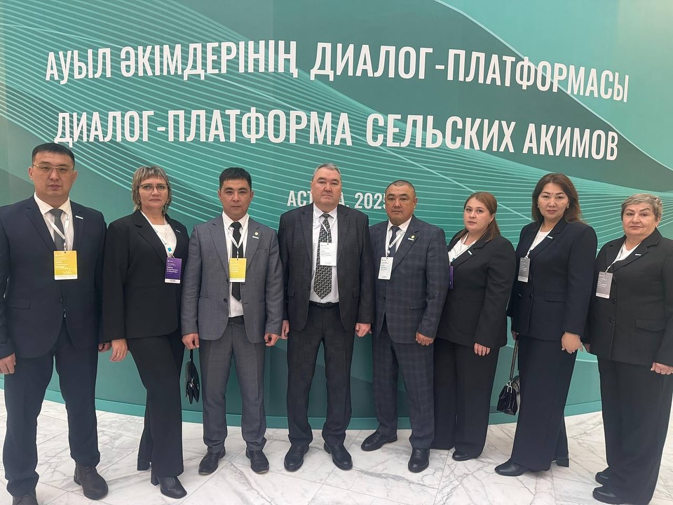 Акимы сёл и сельских округов Карасуского района приняли участие в республиканской диалоговой платформе