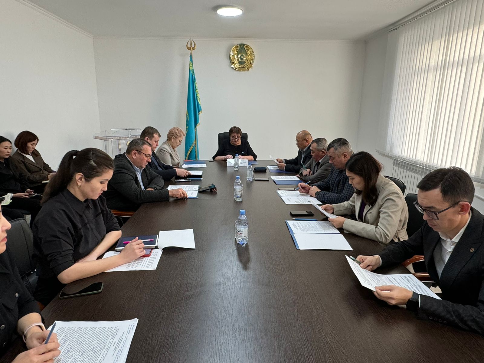 Сегодня, 1 декабря текущего года под председательством Саутовой А.С. состоялось совместное заседание постоянных комиссий при Жаксынском районном маслихате