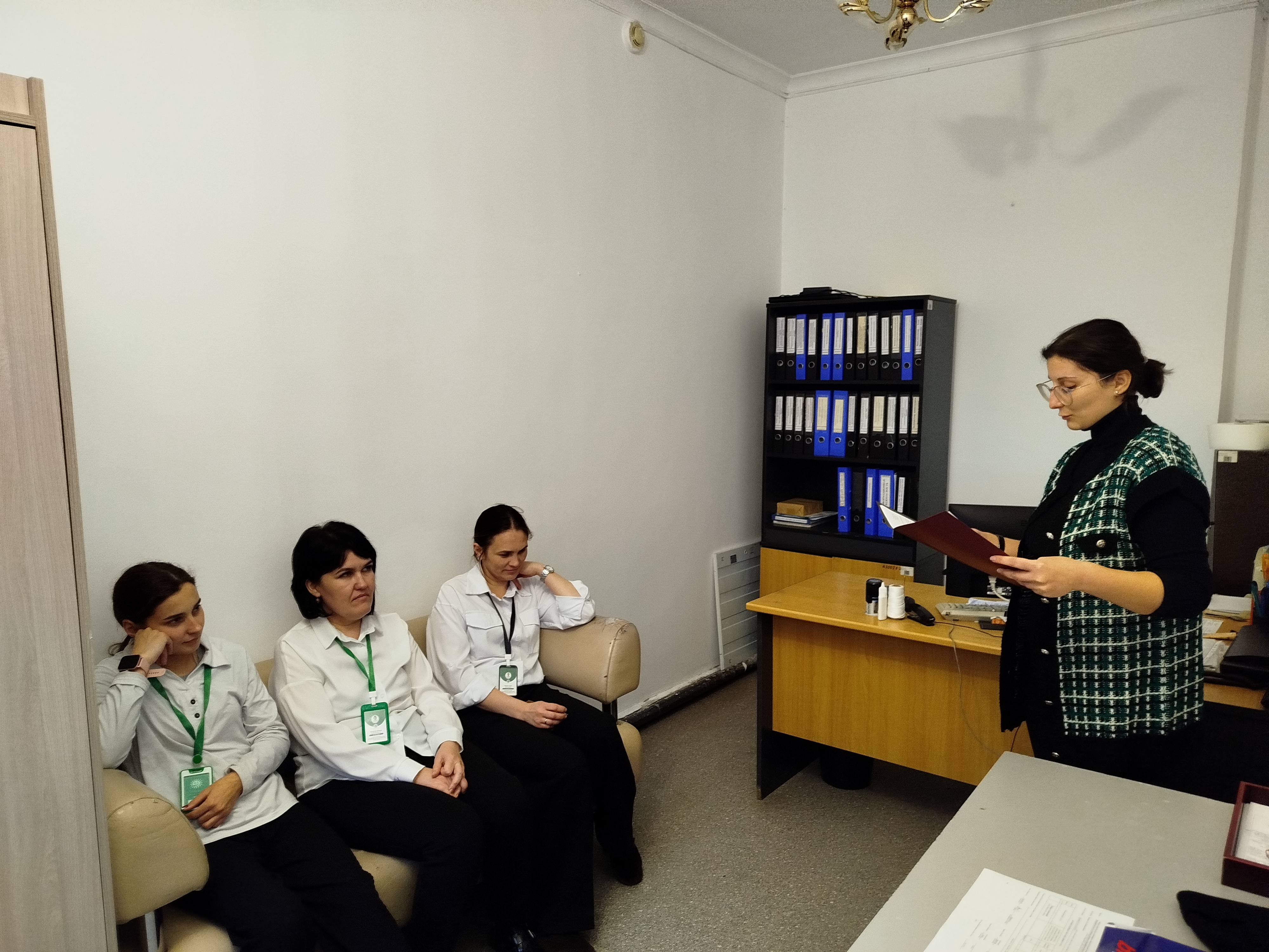 «Мұрағаттық анықтамалар, мұрағаттық құжаттардың көшірмелерін немесе «көрсетілетін қызметті алушының қанағаттану деңгейі» мұрағаттық үзінді көшірмелерін беру « мемлекеттік қызмет көрсету кезіндегі өзара іс-қимыл» тақырыбындағы семинар.