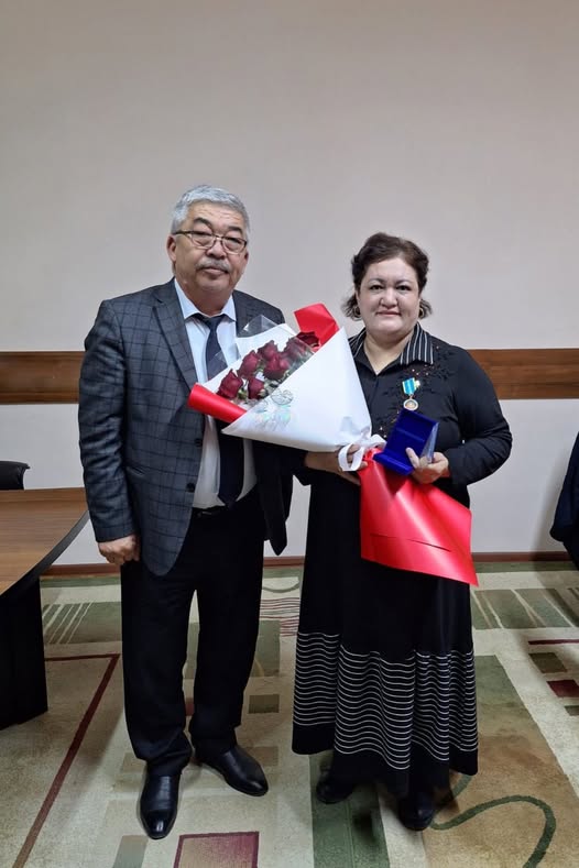 «ШАРДАРА АУДАНЫНА 60 ЖЫЛ» МЕРЕКЕЛІК МЕДАЛІ ТАБЫСТАЛДЫ