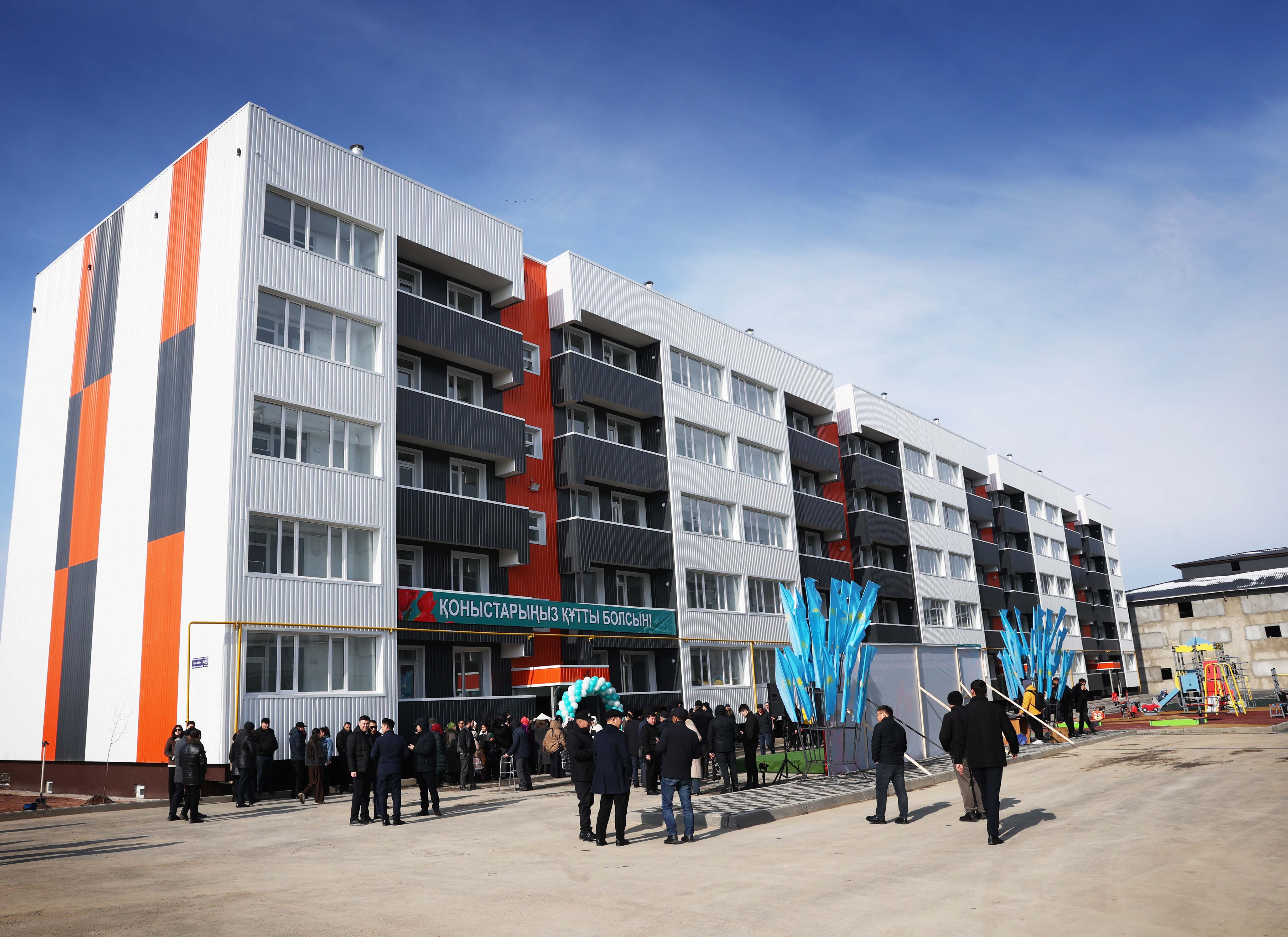 Жамбыл облысында 46 көпқабатты тұрғын үй салынуда