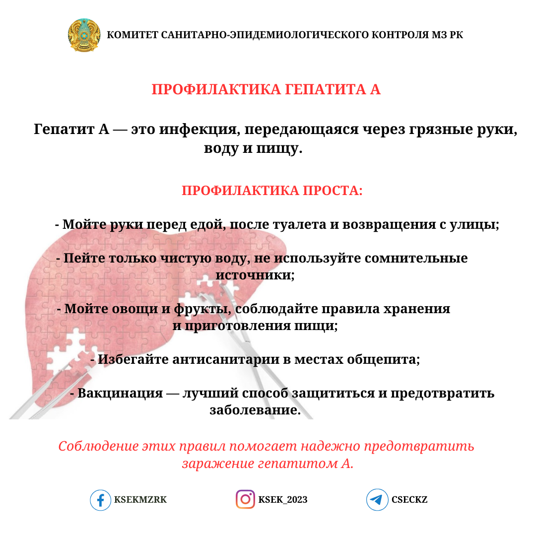 Профилактика гепатита А