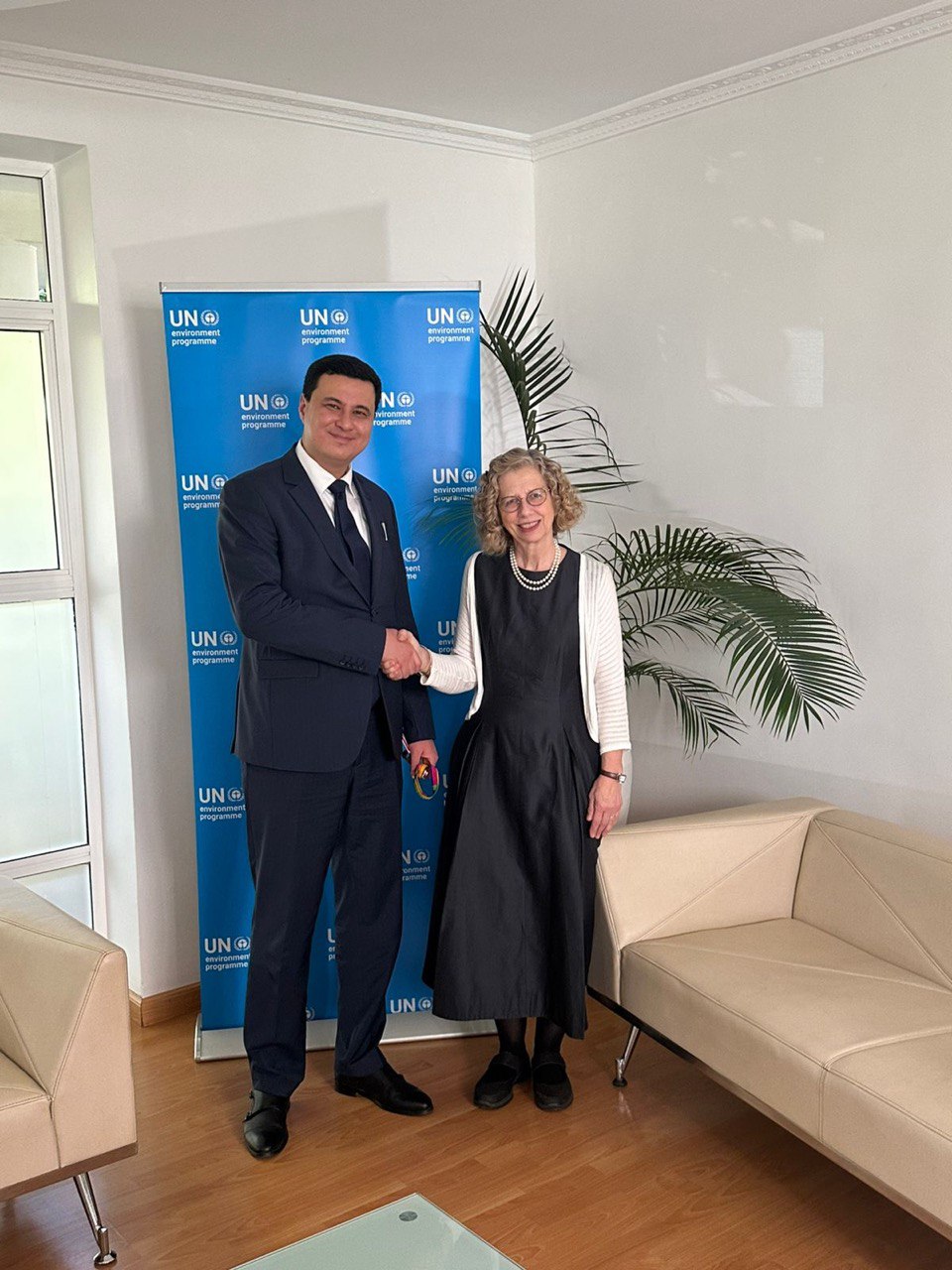 БҰҰ Бас хатшысының орынбасары және UNEP атқарушы директорымен кездесу
