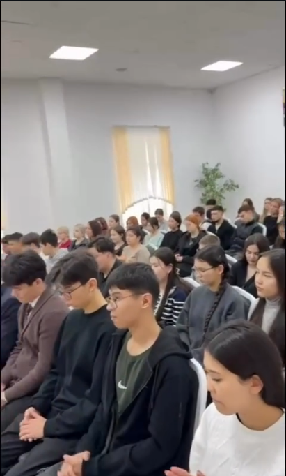 Студенттермен кездесуі өтті