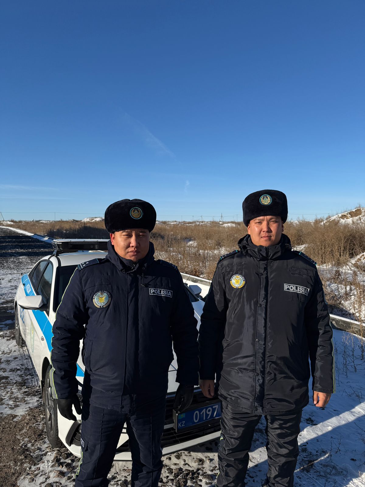 Жолдағы жақсылық: Ақмола облысының патрульшілеріне алғыс