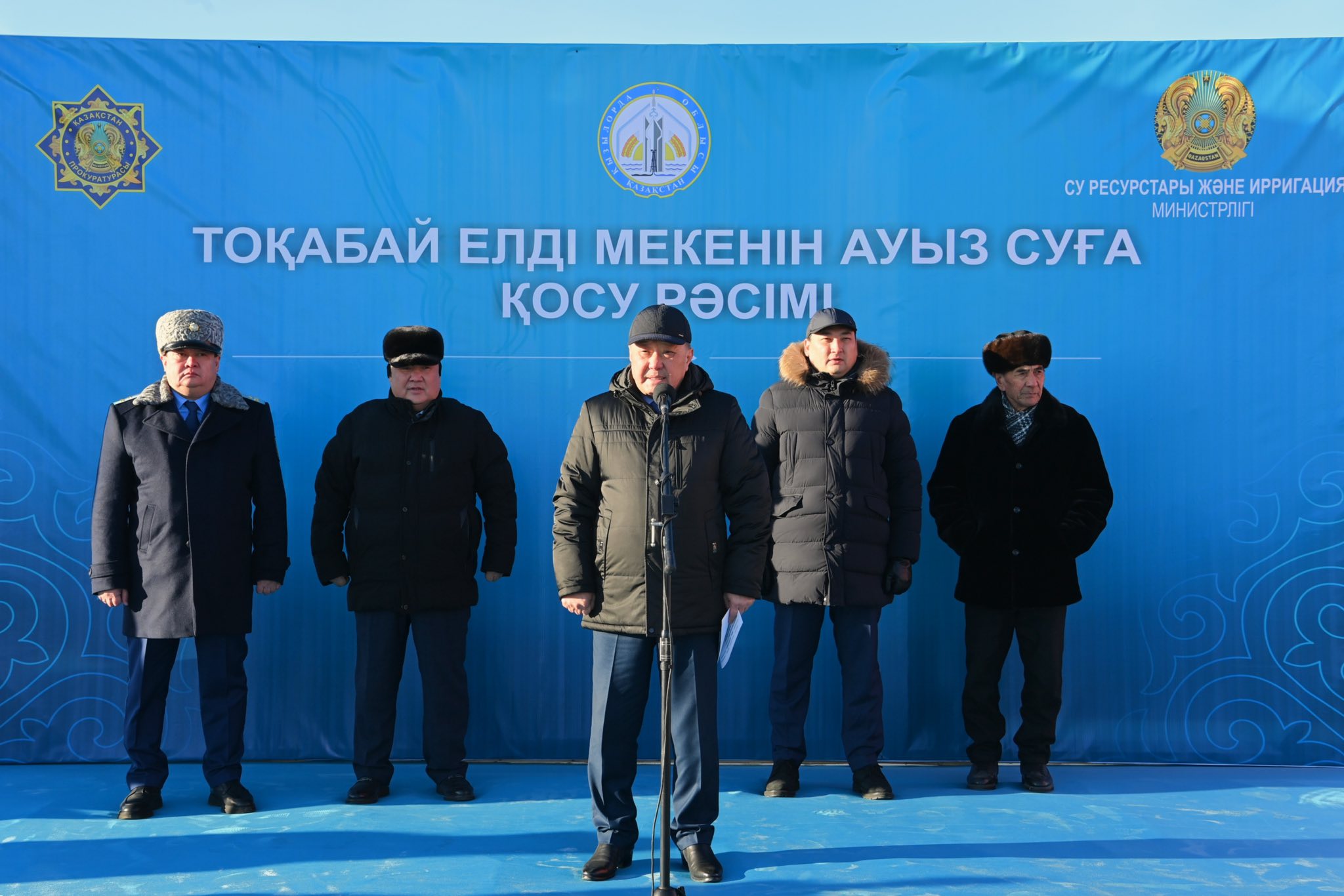 ТОҚАБАЙ АУЫЛЫНА АУЫЗ СУ БЕРІЛДІ