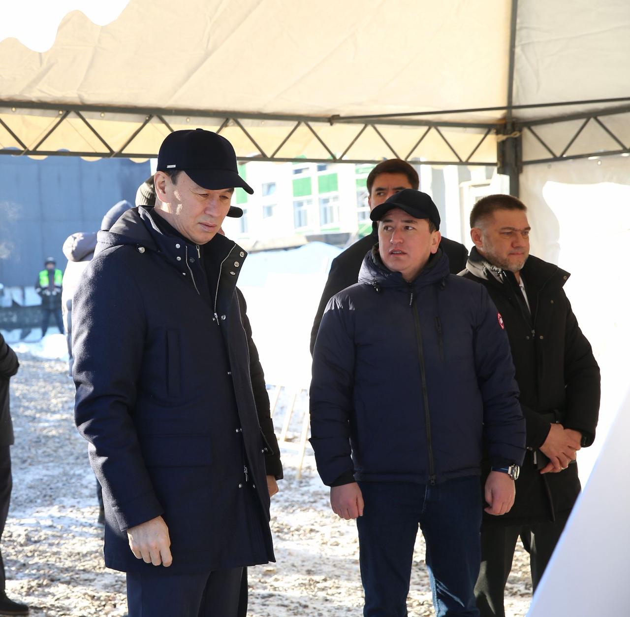 Алматы әкімі әлеуметтік нысандардың құрылысын тексерді