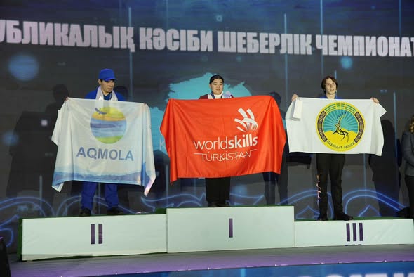 ТҮРКІСТАНДЫҚ СТУДЕНТТЕР «WORLDSKILLS KAZAKHSTAN-2025» ҰЛТТЫҚ ЧЕМПИОНАТЫНДА ҮЗДІК ҮШТІККЕ ЕНДІ