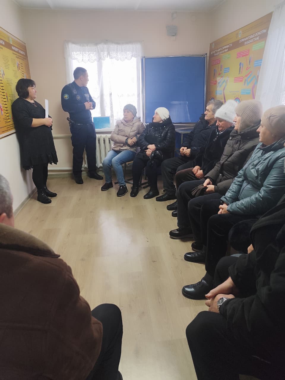 Цабелевка ауылындағы азаматтар жиналысы