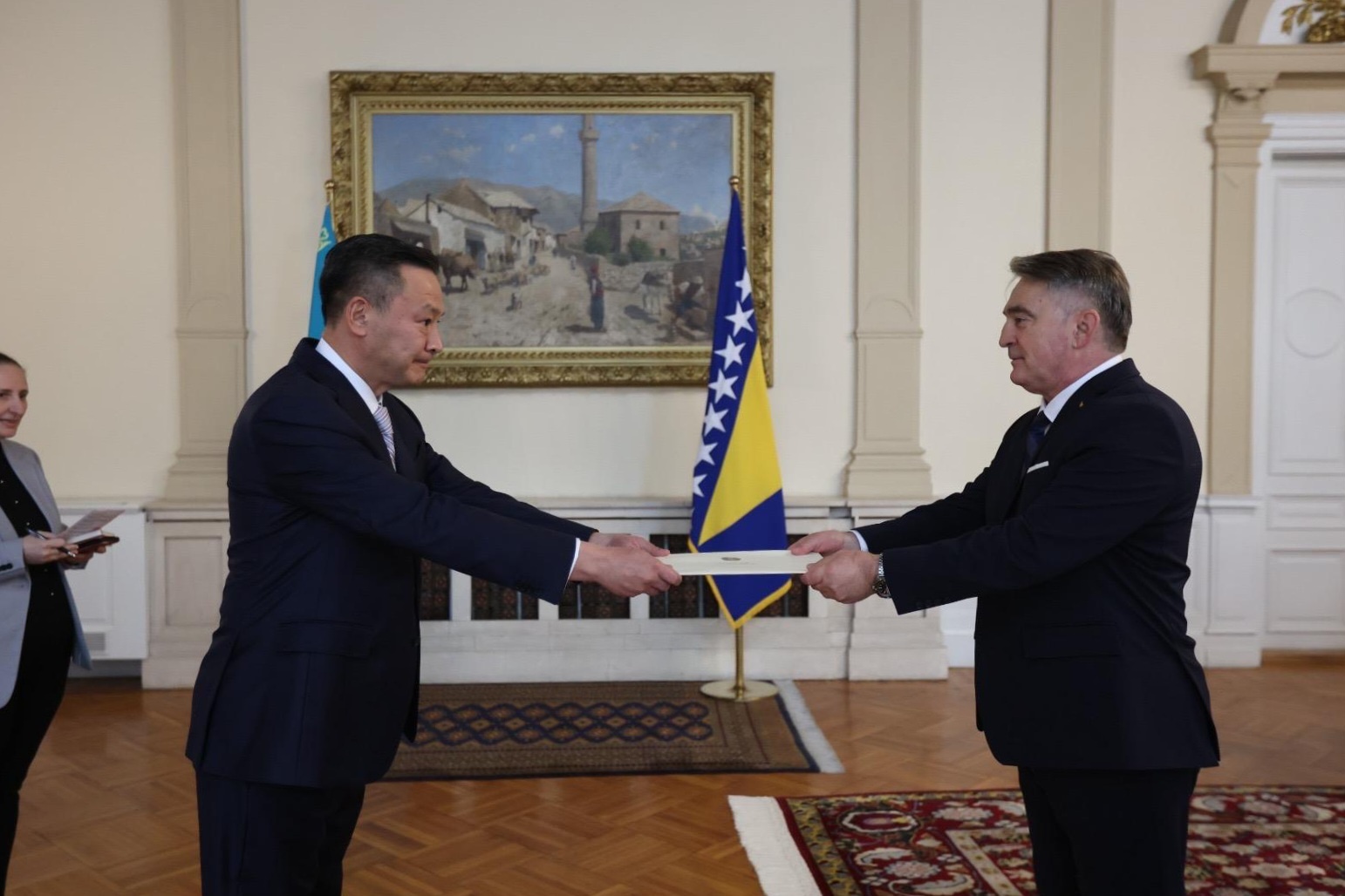 Посол Казахстана вручил верительные грамоты Председателю Президиума Боснии и Герцеговины