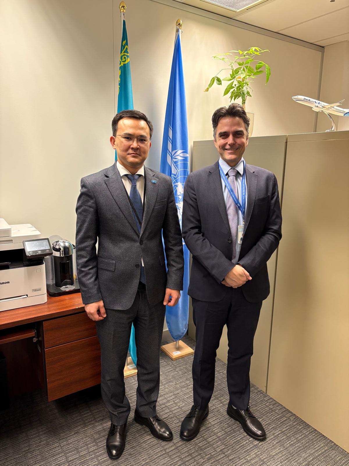 Проведена встреча с заместителем Главы  Аэронавигационного бюро ИКАО