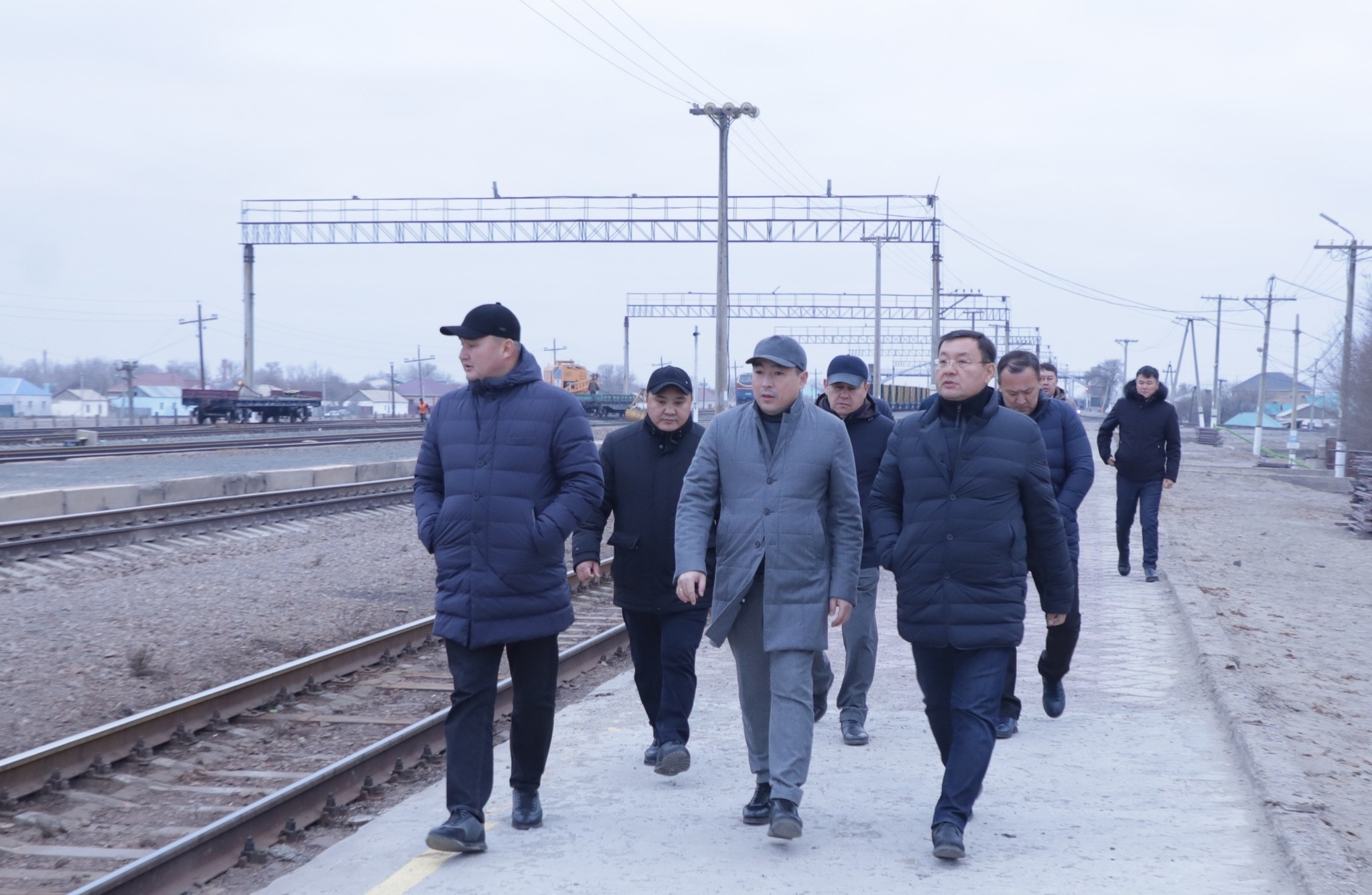 Строительство железнодорожного вокзала ведётся активными темпами