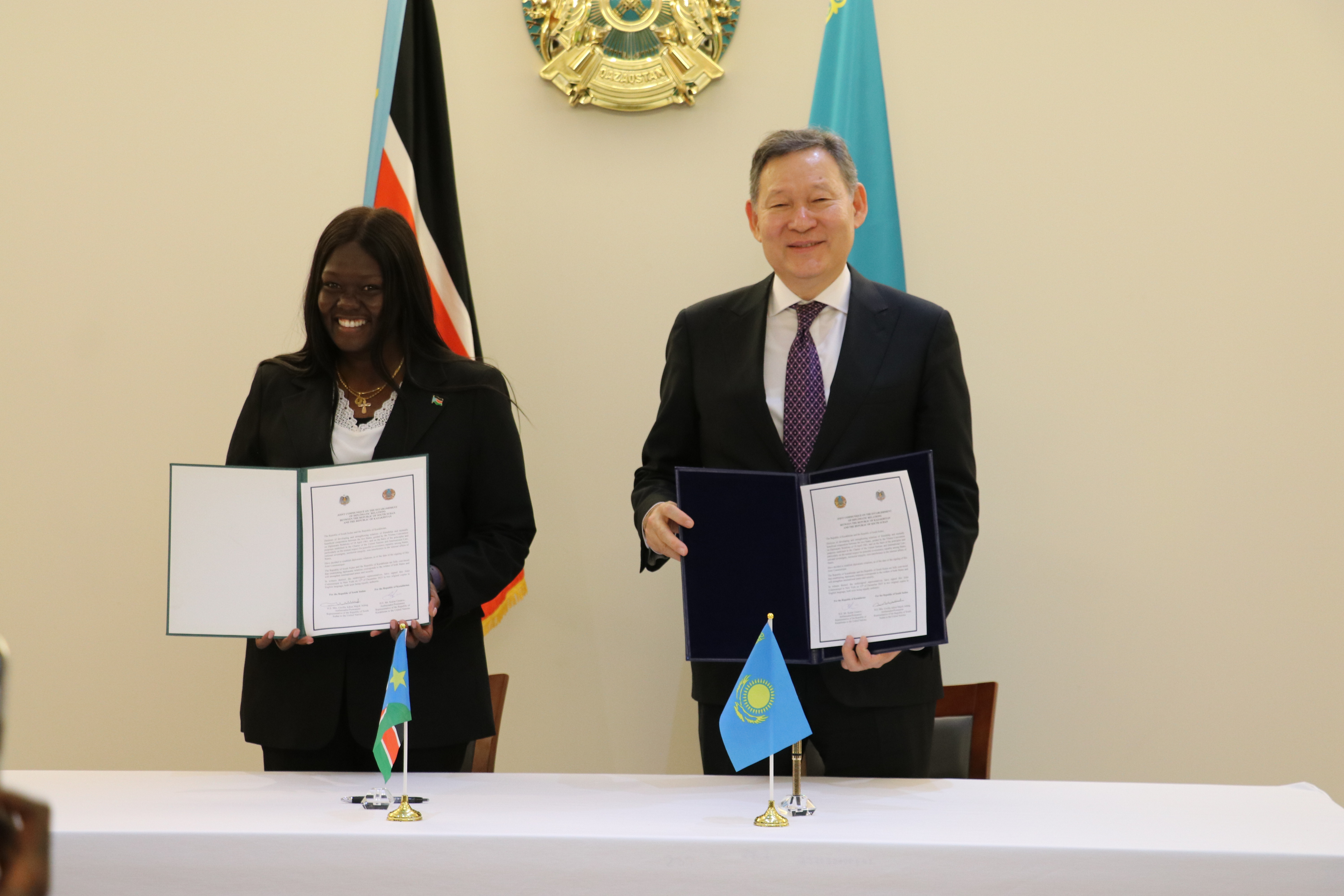 Kazakhstan and South Sudan established diplomatic relations