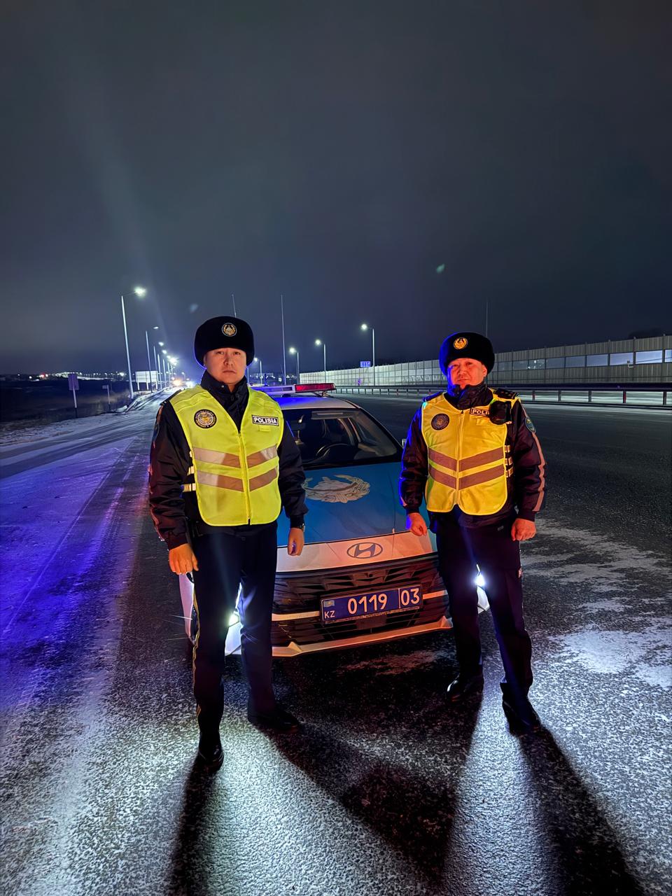 Ақмола полицейлері қиын жағдайға тап болған әйелге көмектесті