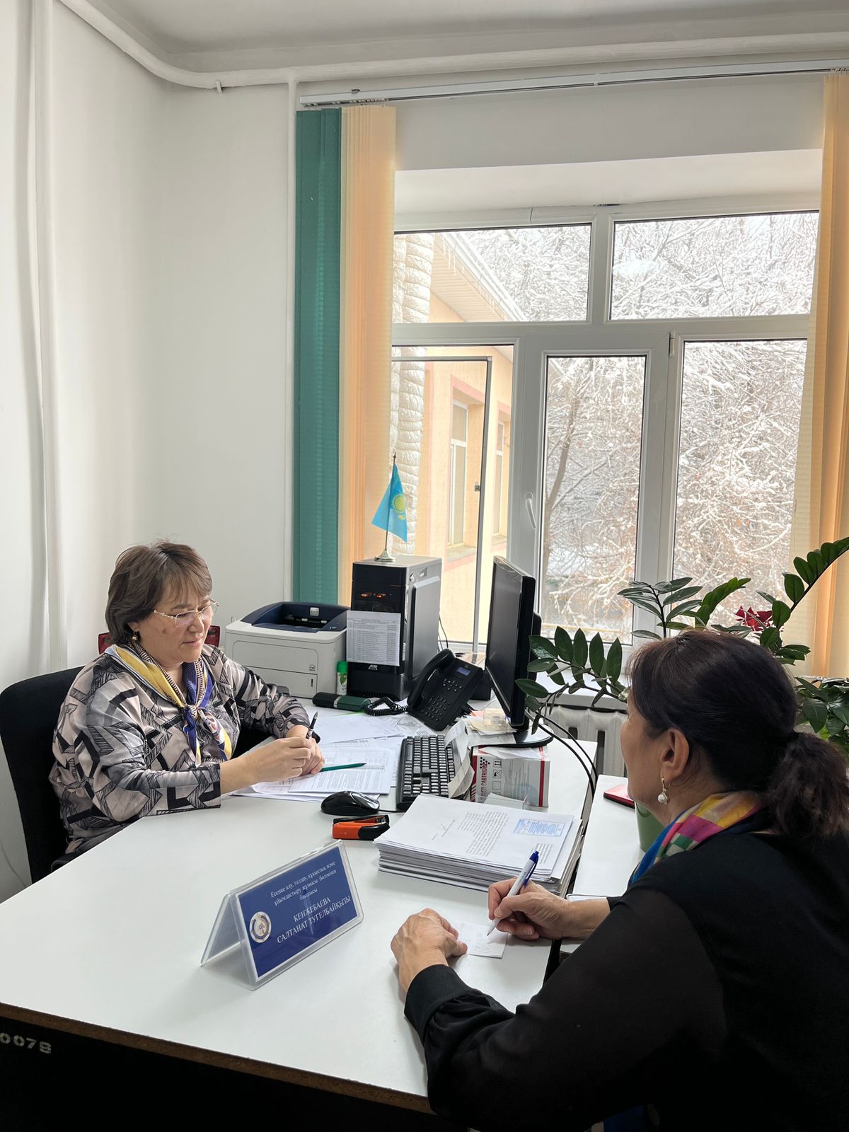 Акций дни открытых дверей в управлениях государственных доходов Жамбылской области, основная тема: нововведения в Налоговом кодексе с 2026 года