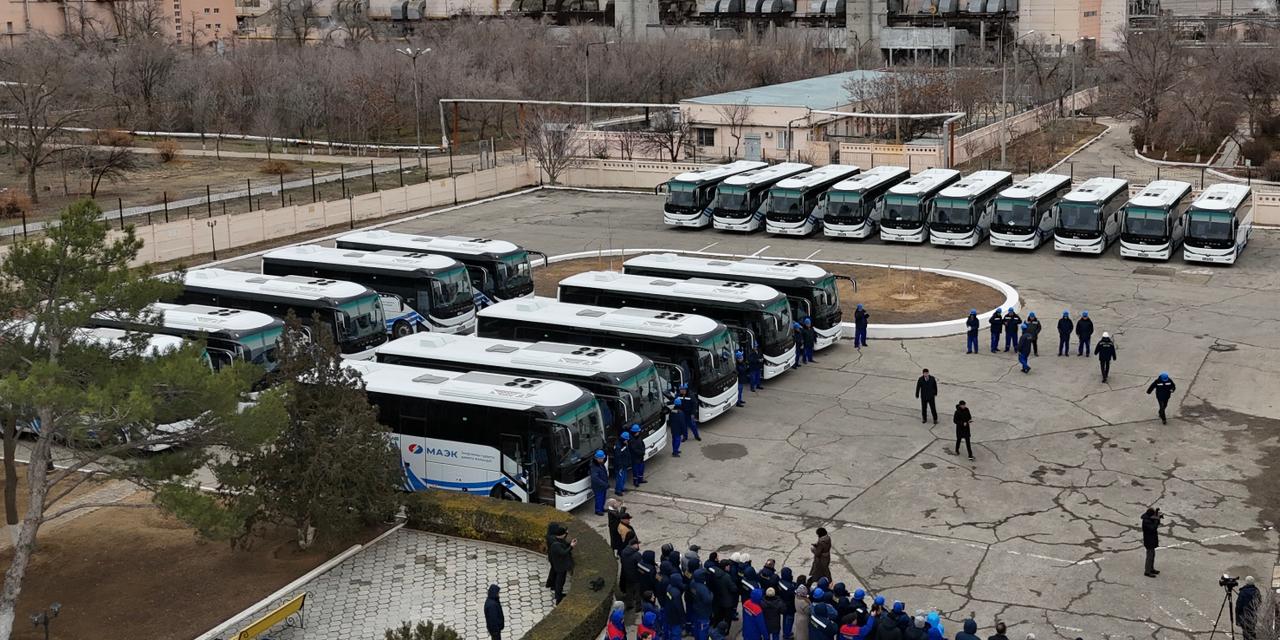 Ақтауда МАЭК кәсіпорнына 20 автобус табысталды
