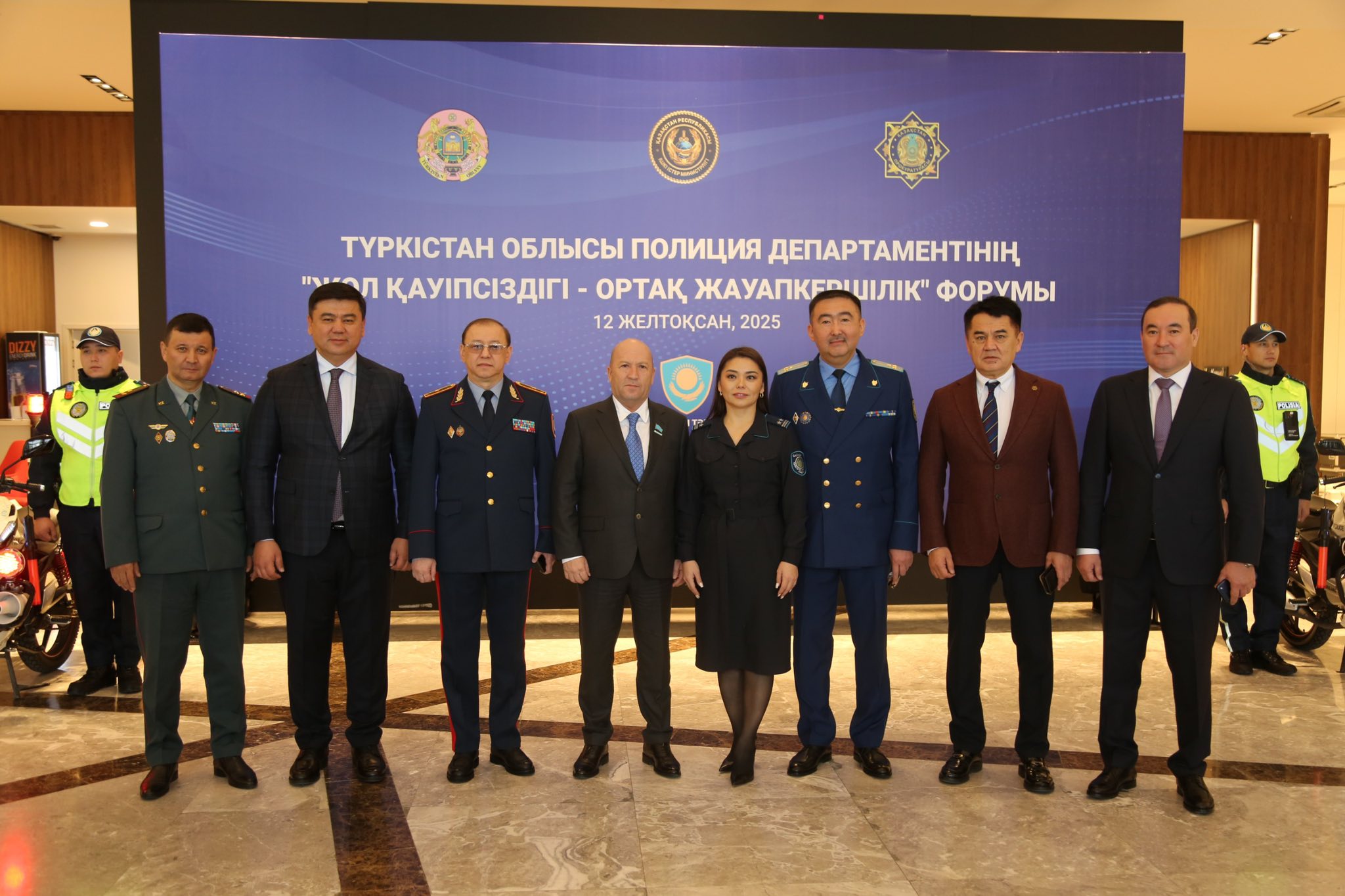 Закон и порядок: в Туркестане прошёл профилактический форум для водителей