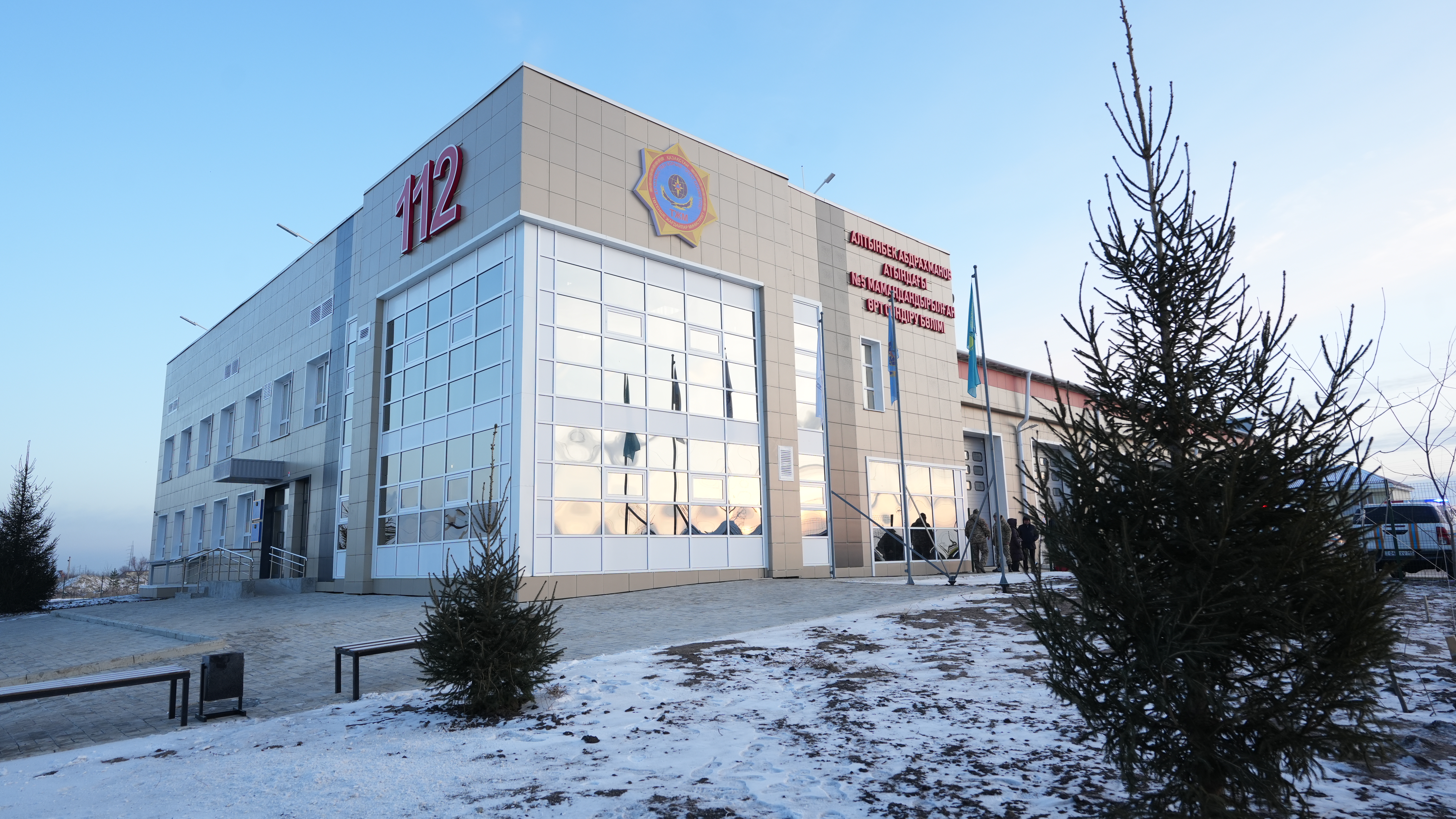 Глава МЧС открыл новую пожарную часть в Северо-Казахстанской области