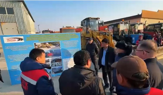 Готовность дорожной инфраструктуры к зиме проверили в Туркестанской области