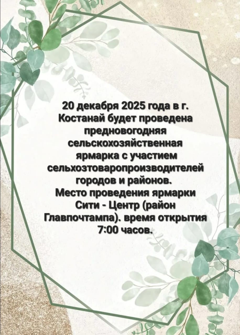 Жаңа жыл алдындағы жәрмеңке