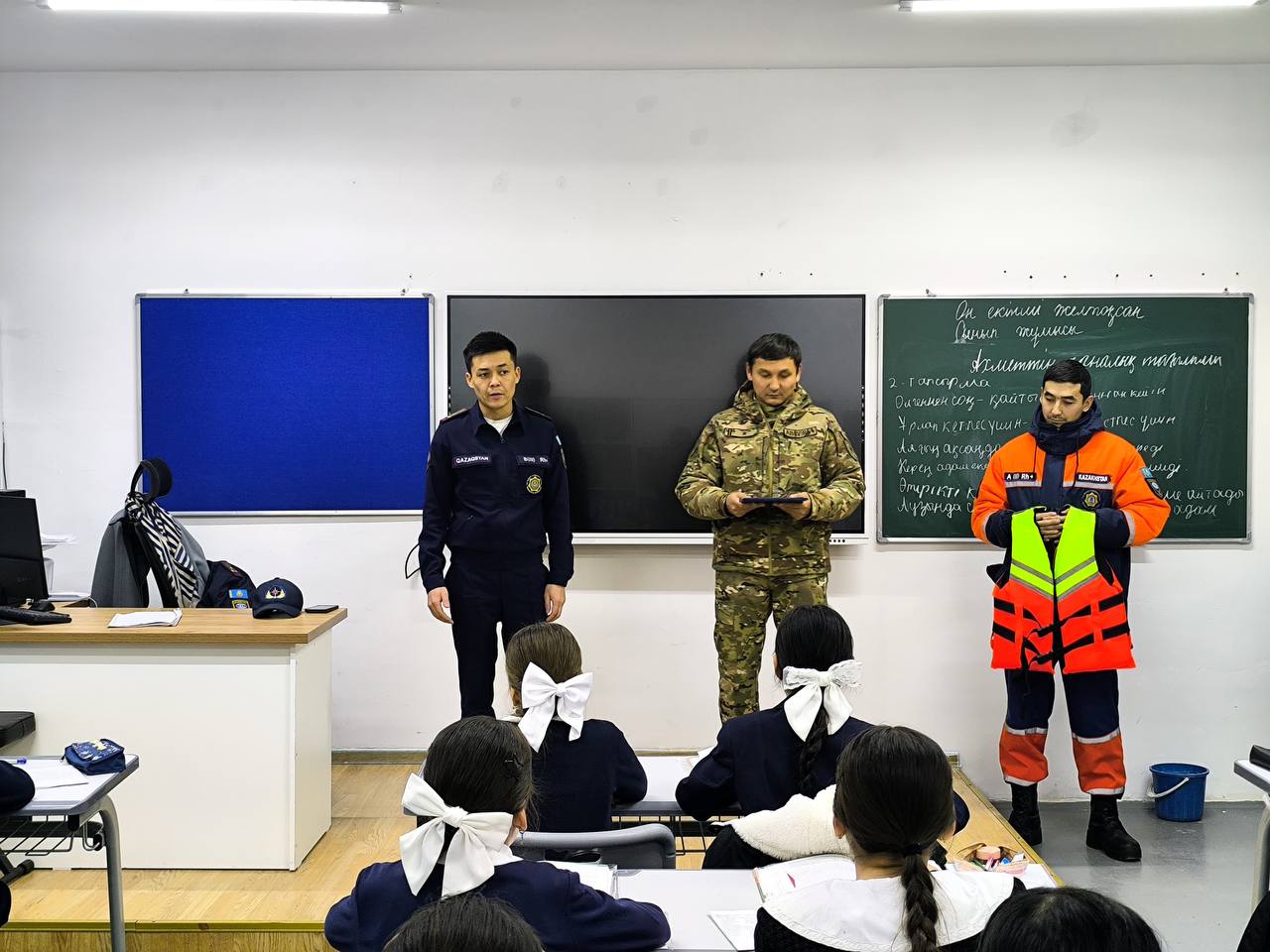 Талас ауданында қауіпсіздік бойынша түсіндіру жұмыстары жүргізілді
