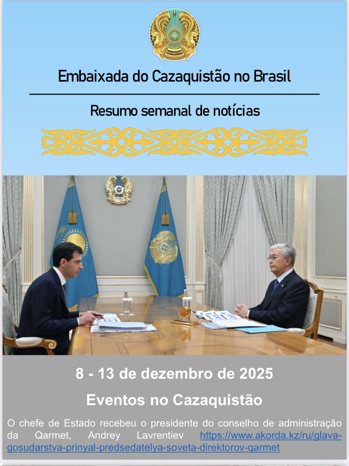 Eventos no Cazaquistão