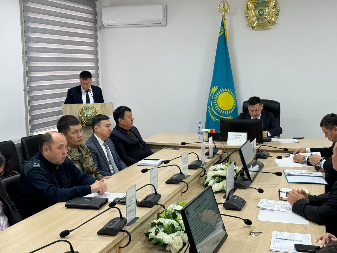 Аудан әкімі Жалғас Мұртазаның төрағалығымен штаб отырысы өтті.