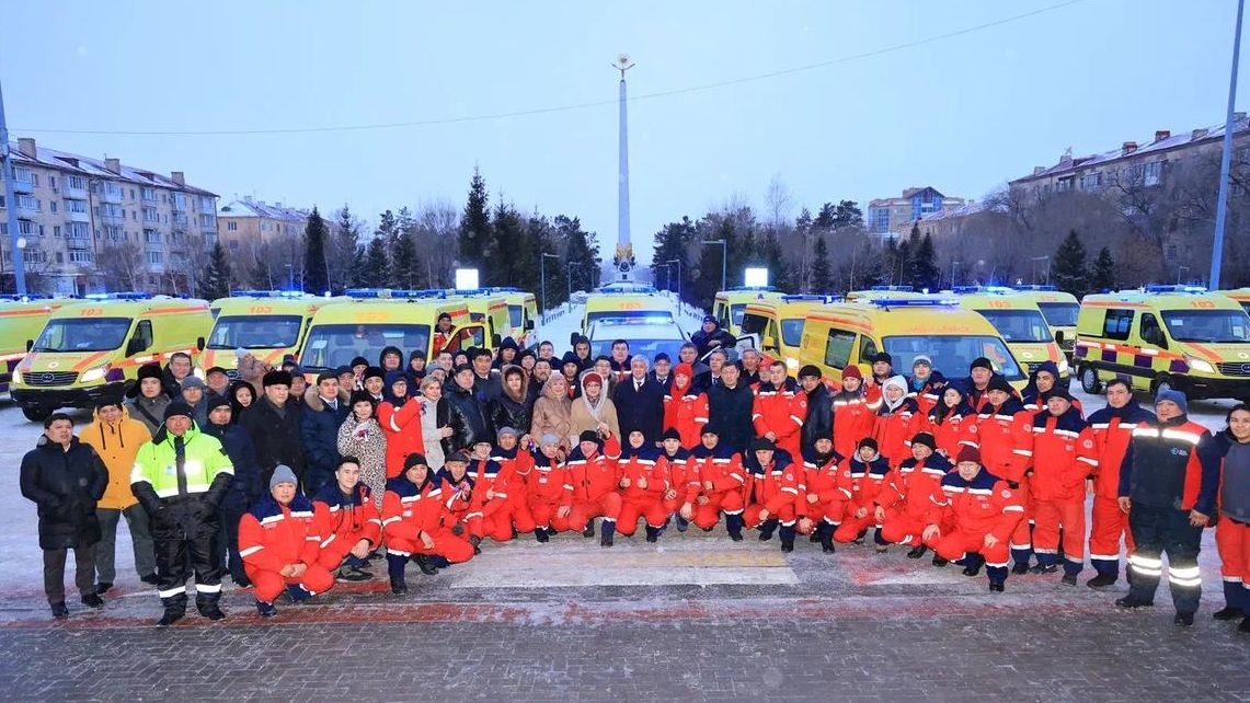Қарағанды облысының жедел жәрдем қызметі 115 жаңа автокөлікпен толықты