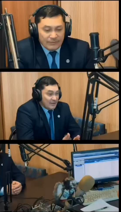 "Микс" радиосында сөз сөйлеу