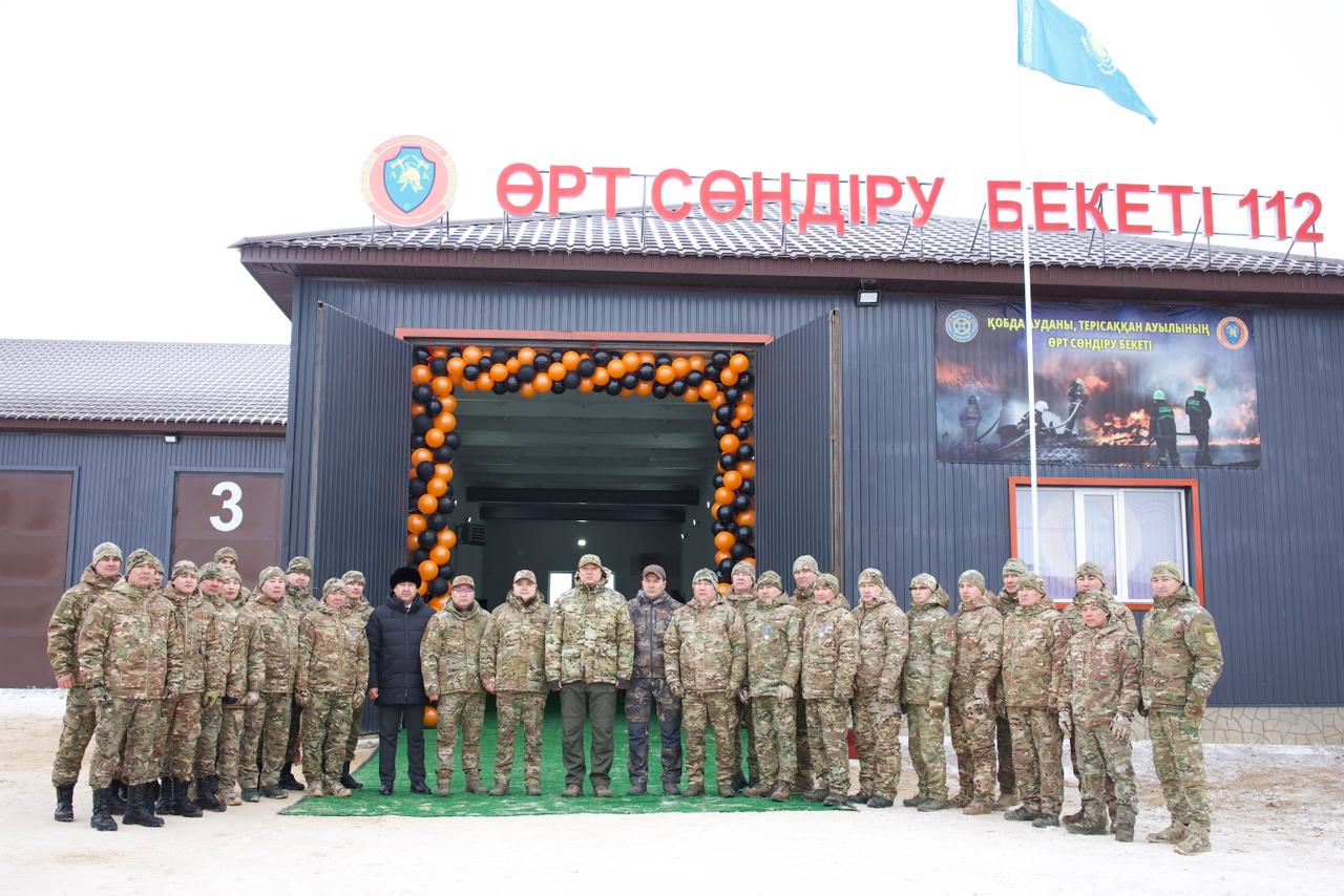 Ауылдық жерде төрт ерікті өрт сөндіру пункті жұмысын бастады