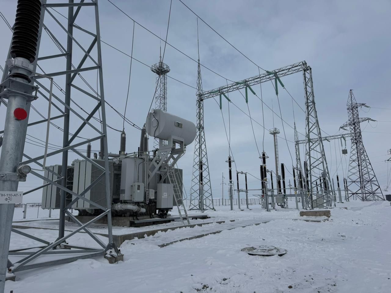 Жаңа қосалқы станция іске қосылды