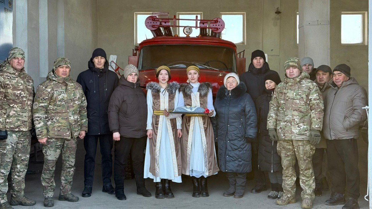 Осакаров ауданының Жұлдыз ауылында ерікті өрт сөндіру бекеті ашылды