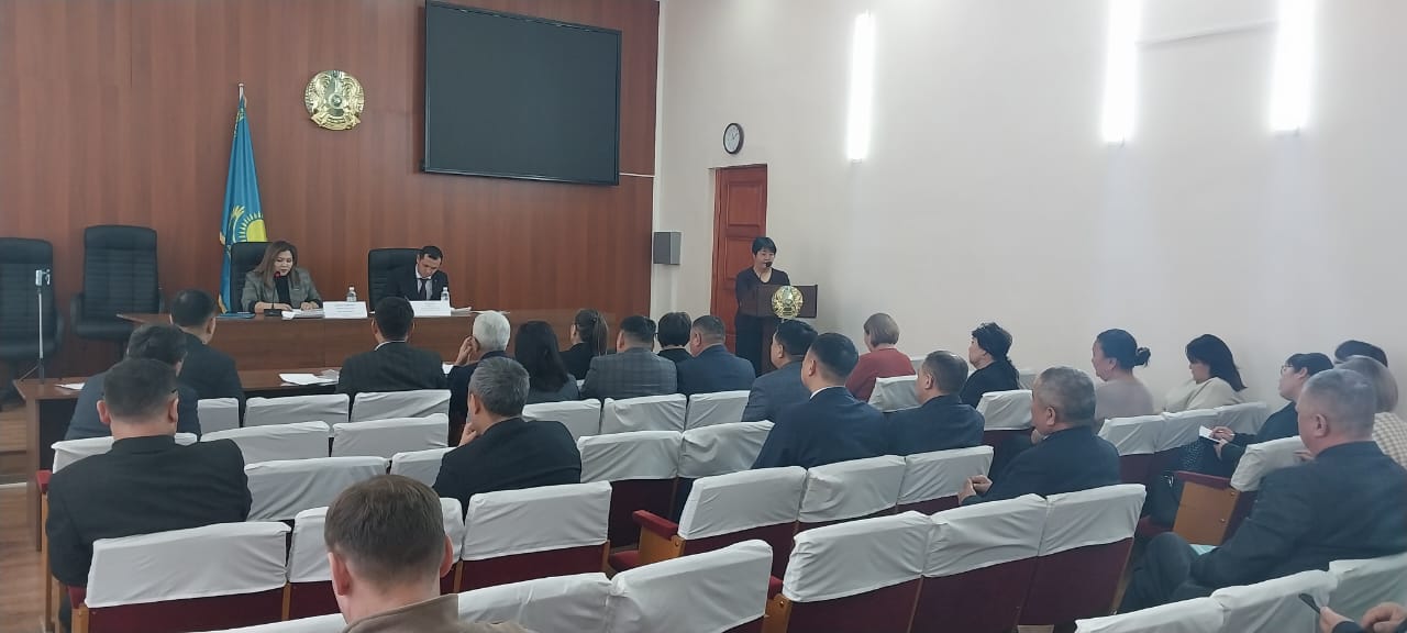 ОЧЕРЕДНОЕ ЗАСЕДАНИЕ ТРИДЦАТЬ ПЯТОЙ СЕССИЯ БЕСКАРАГАЙСКОГО РАЙОННОГО МАСЛИХАТА (ВОСЬМОГО СОЗЫВА)