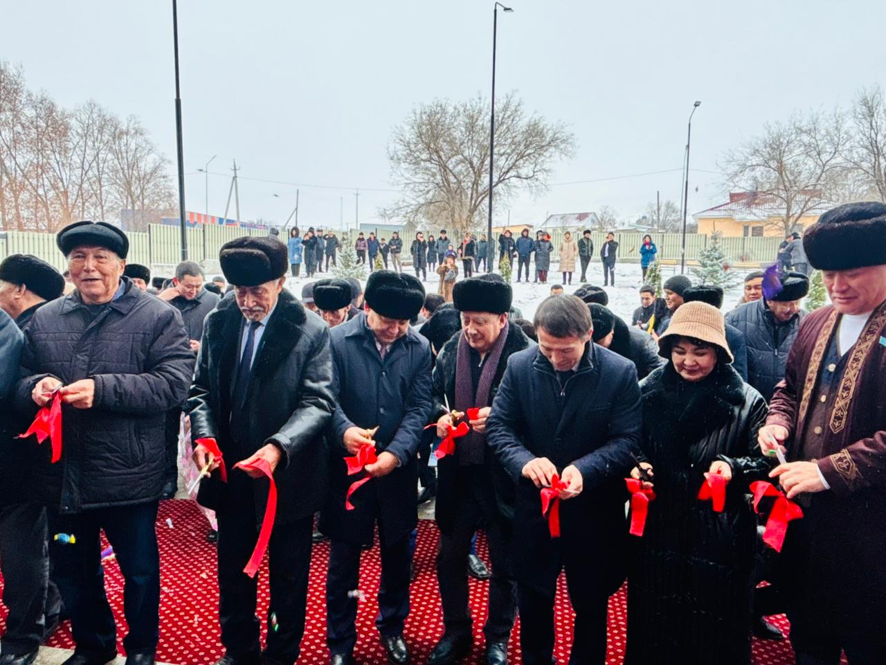 В селе Жылысай состоялось торжественное открытие нового Дома культуры