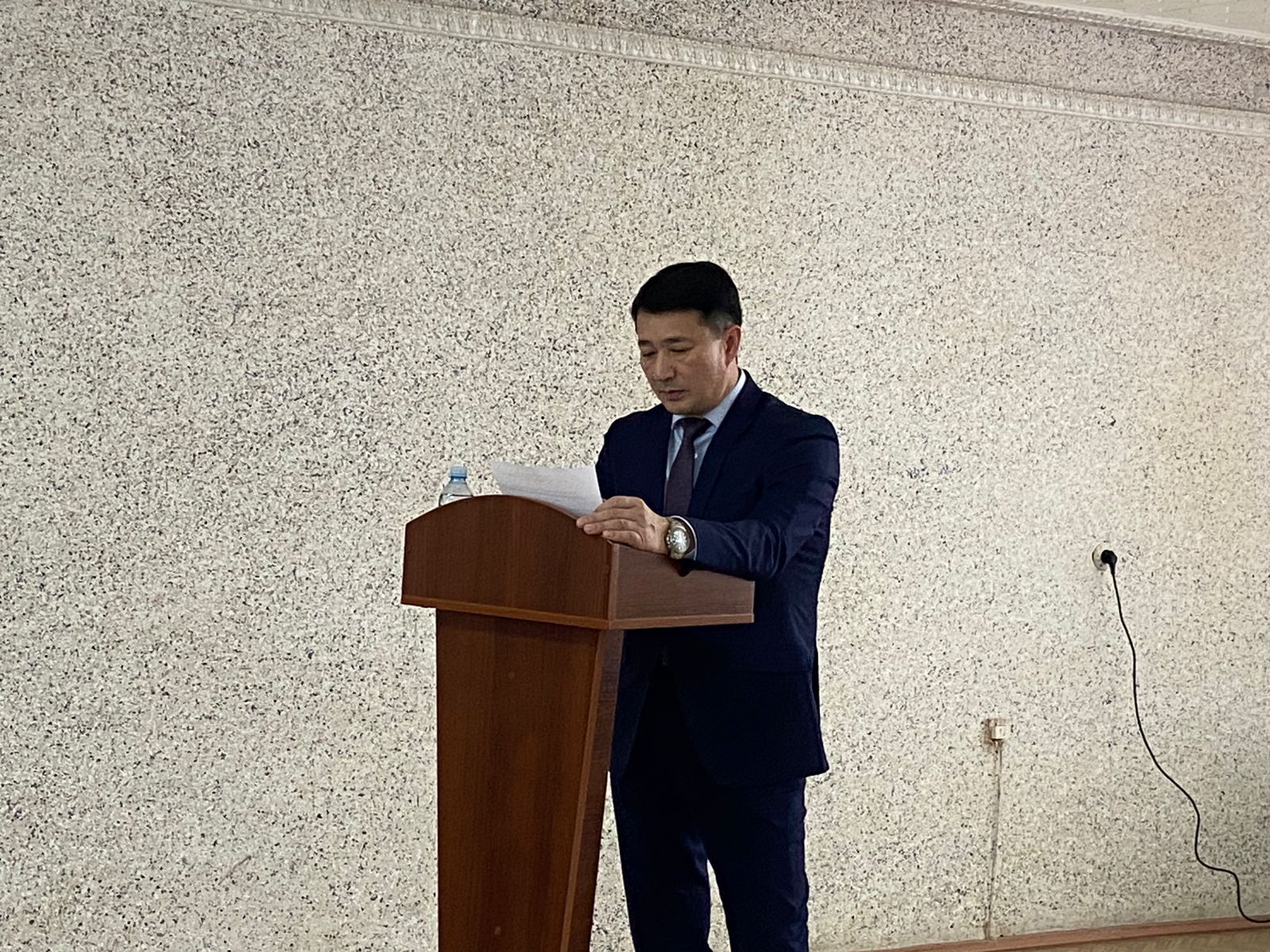 Встреча акима города Лисаковска А. Ибраева с населением города.