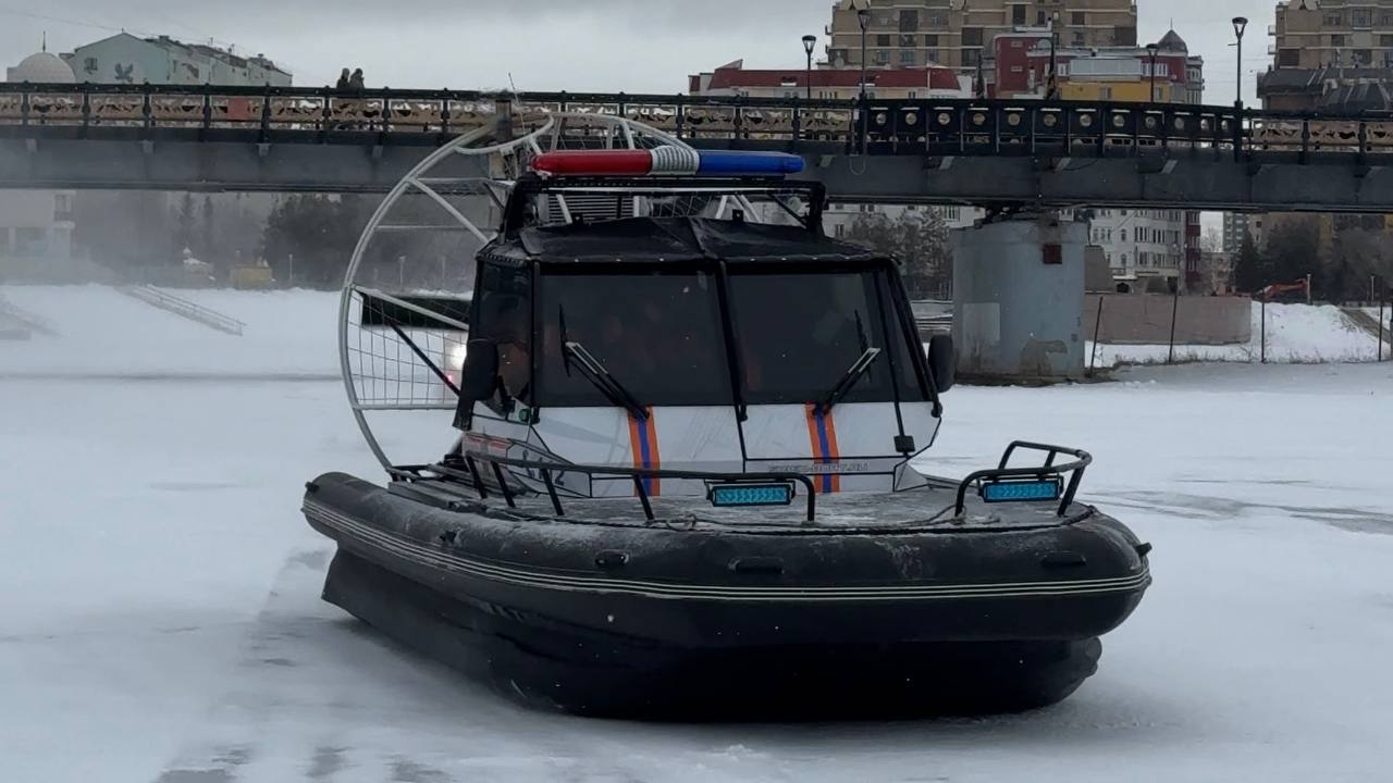 Профилактический рейд в период ледостава прошёл на реке Есиль