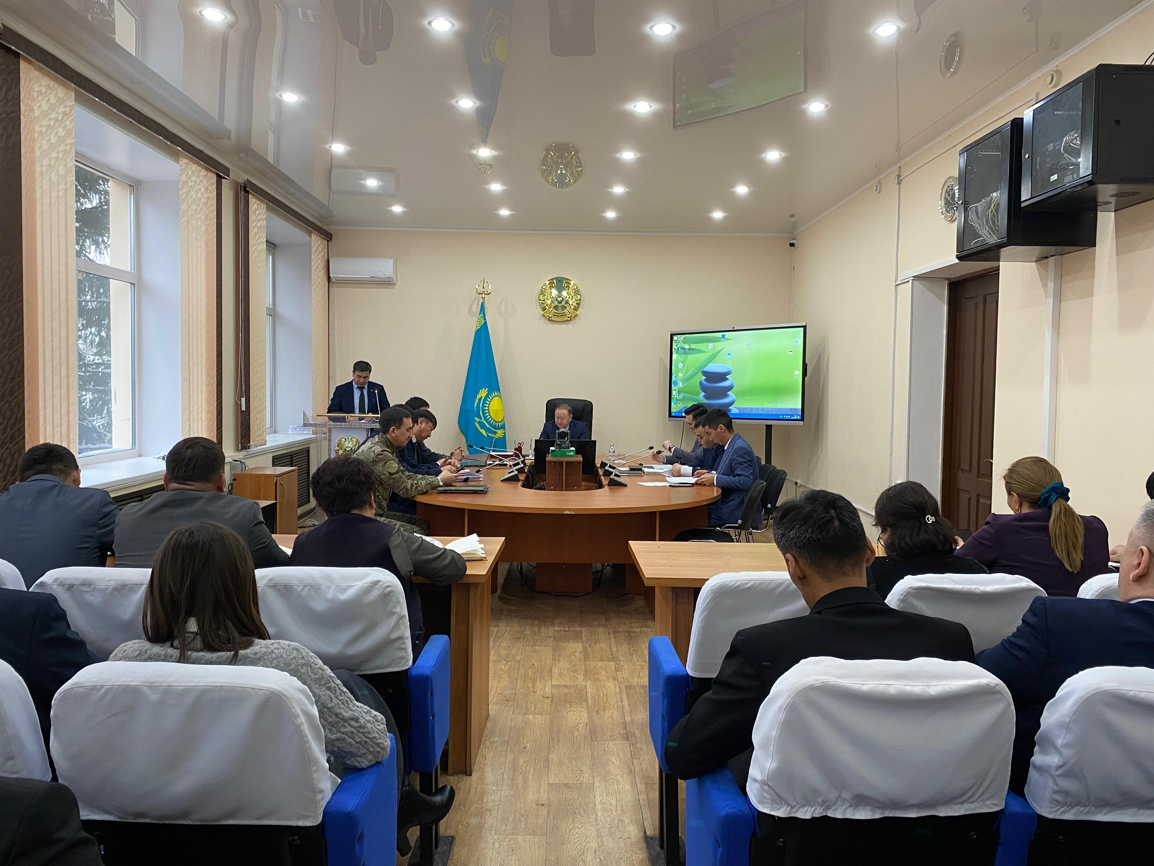 Заседание акимата Кызылжарского района