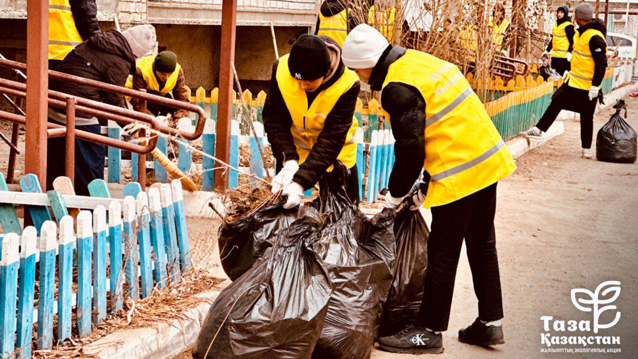 Реализация инициативы Президента «Таза Қазақстан»: собрано 795 тыс. тонн отходов