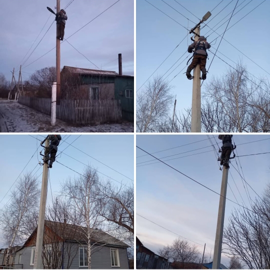 В округе продолжается работа по ремонту уличного освещения