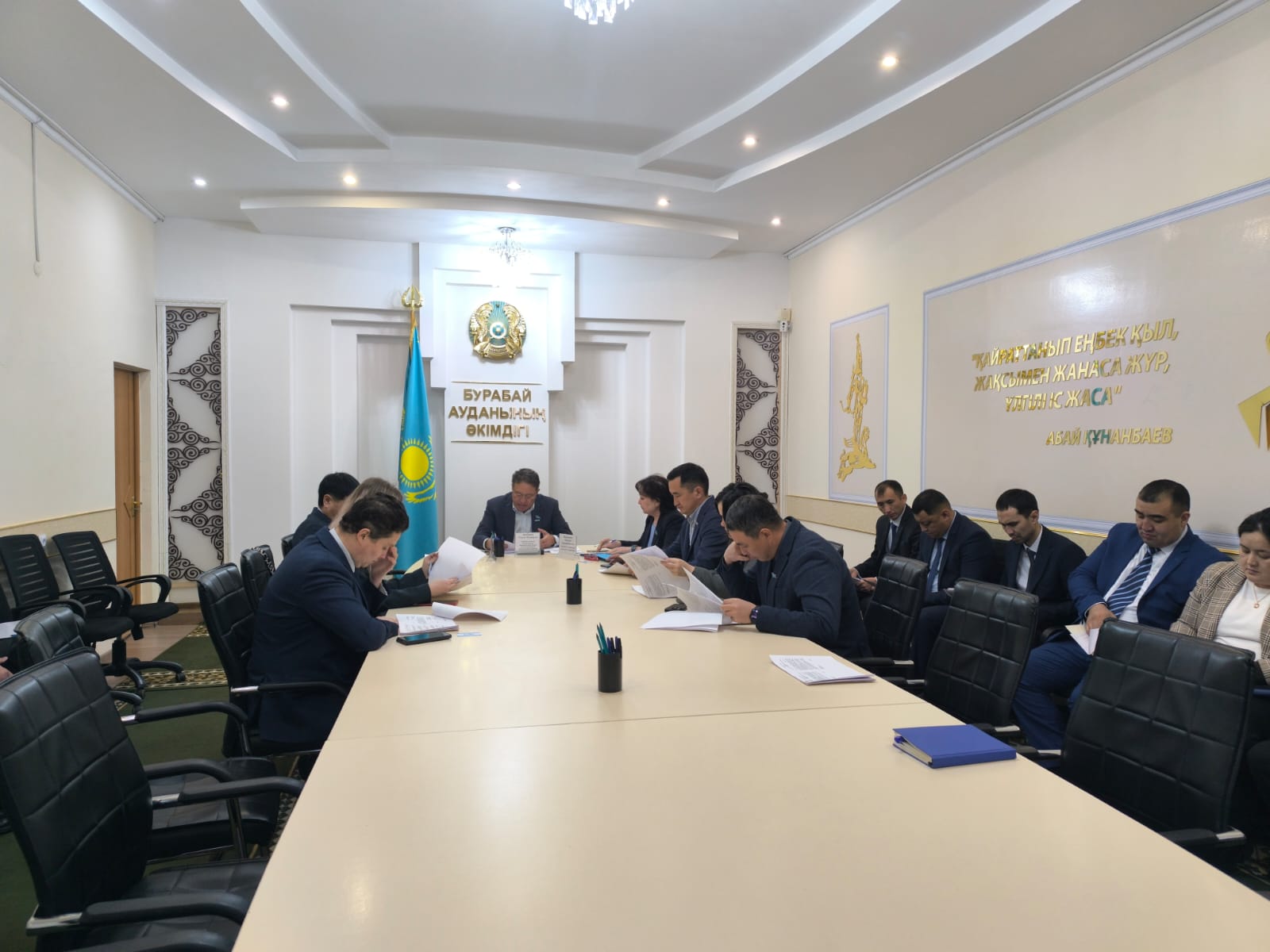 Бурабай аудандық мәслихатының тұрақты комиссияларының бірлескен отырысы өтті
