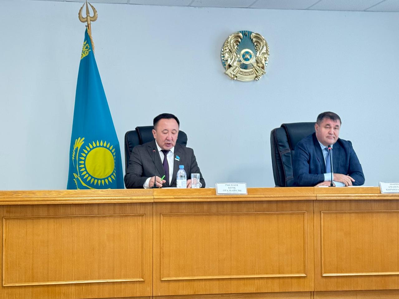 Бүгін Қорғалжын аудандық мәслихатының кезекті қырқыншы сессиясы болды.