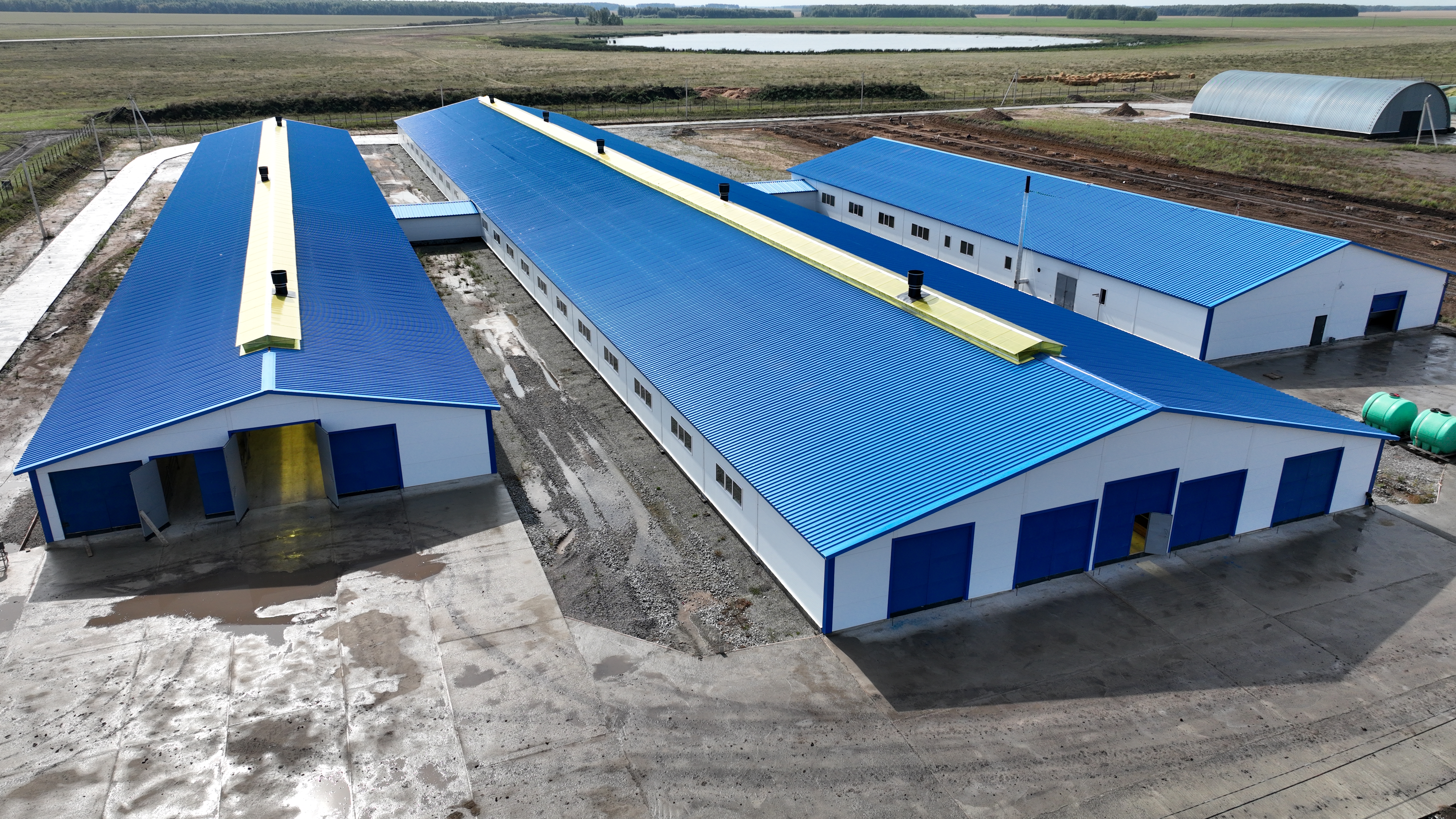 В Жамбылском районе открыли современную молочно-товарную ферму