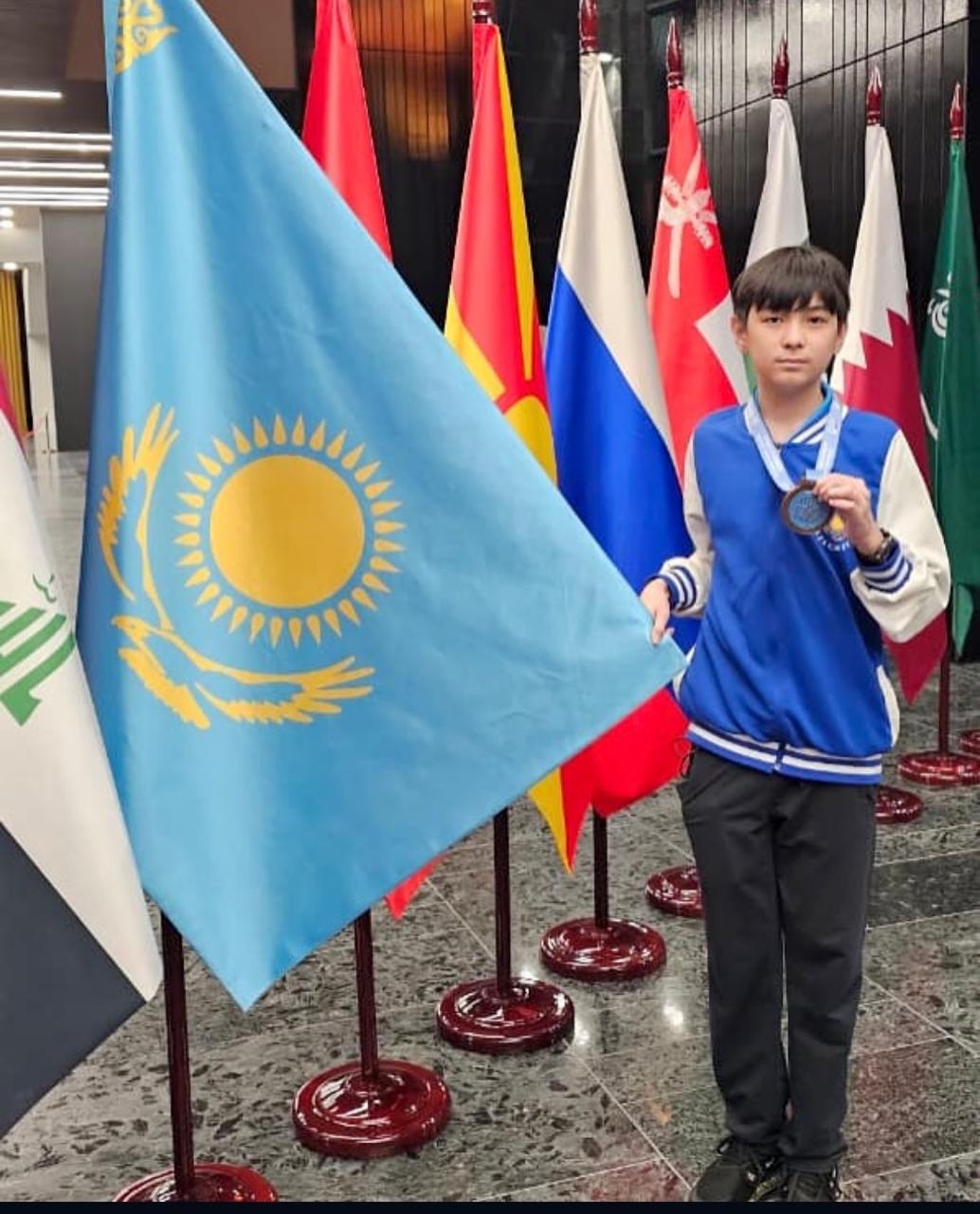 Астаналық оқушы халықаралық олимпиадада қола медаль иеленді