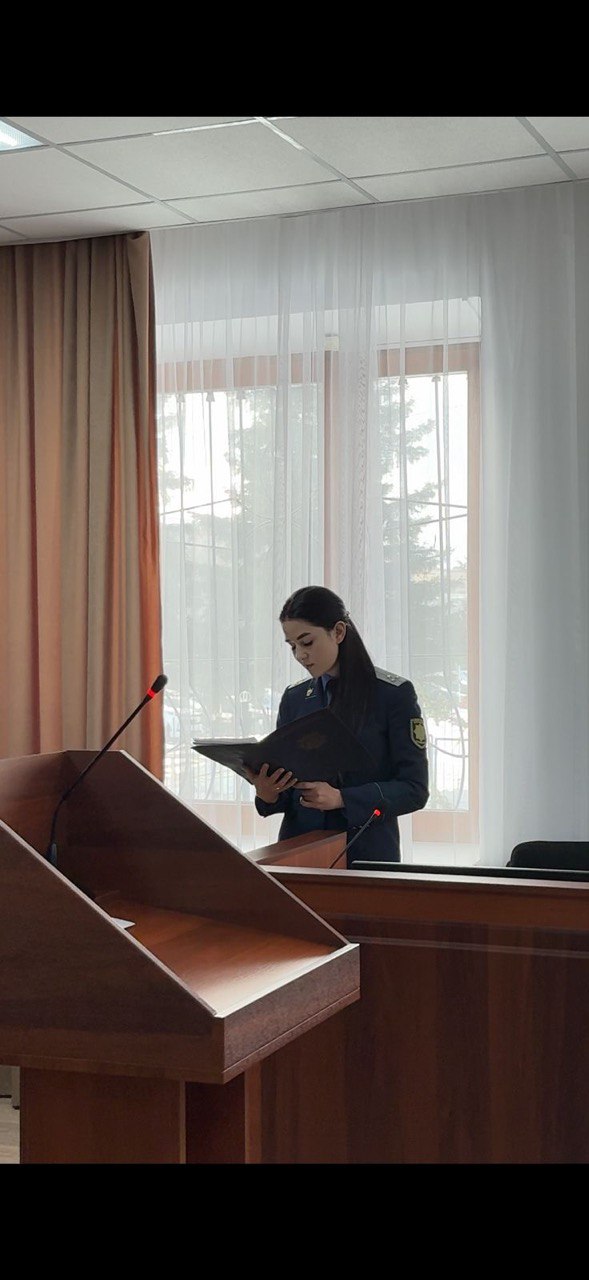 Прокуратурой Бурабайского района организован показательный судебный процесс для учеников