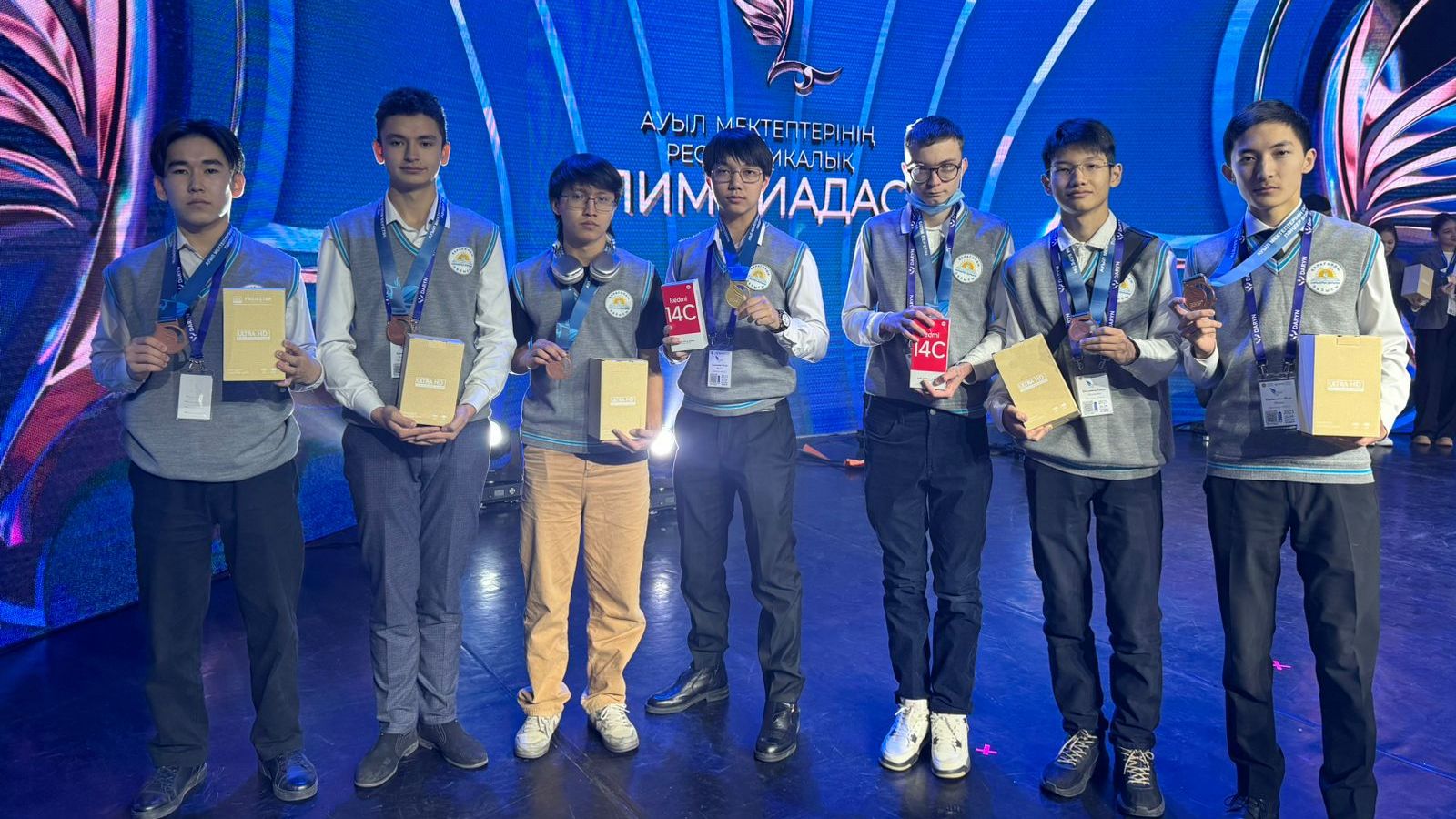 Қарағанды облысының ауыл мектептерінің оқушылары республикалық олимпиадада жеті медаль жеңіп алды